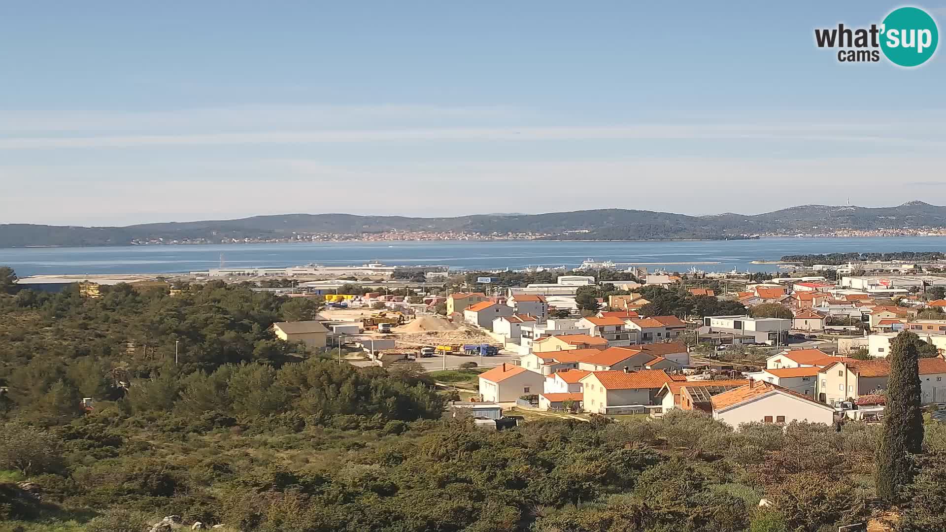 Zadar Pristanišče Gazenica s panoramsko spletno kamero, Zadar, Hrvaška