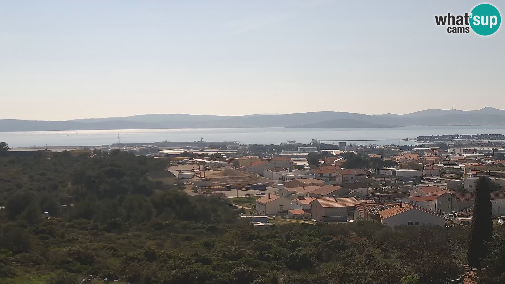 Panorama de la Webcam del Puerto Gazenica de Zadar, Zadar, Croacia