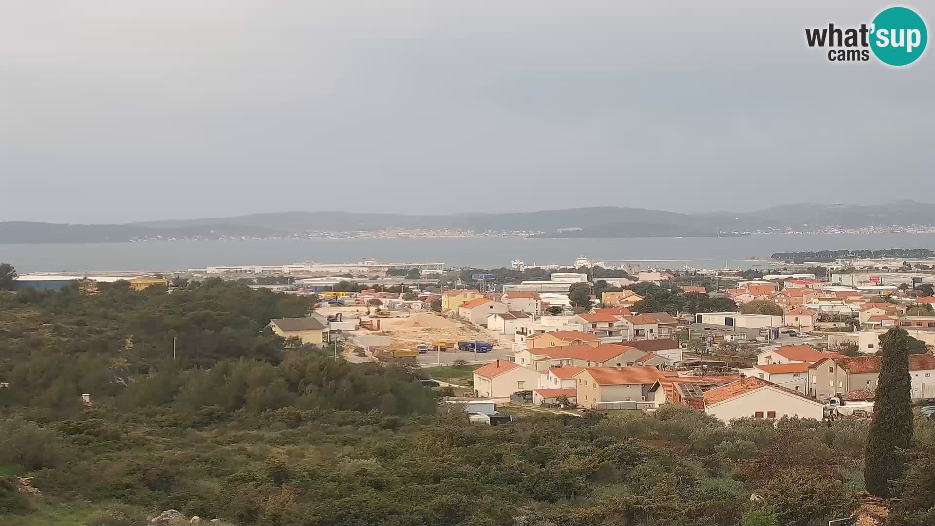 Panoramska web kamera Luke Gaženica u Zadru, Hrvatska