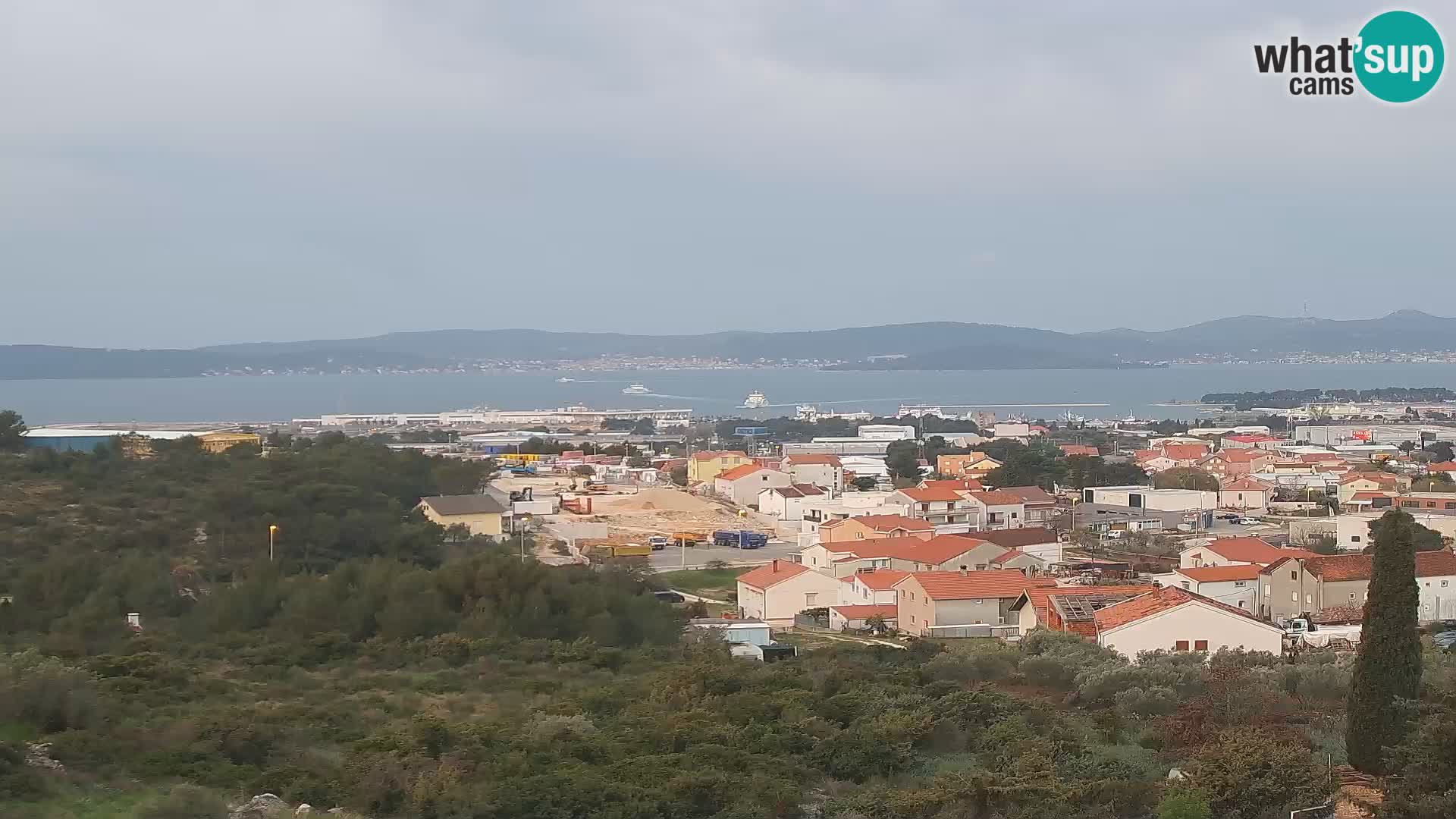 Panoramska web kamera Luke Gaženica u Zadru, Hrvatska