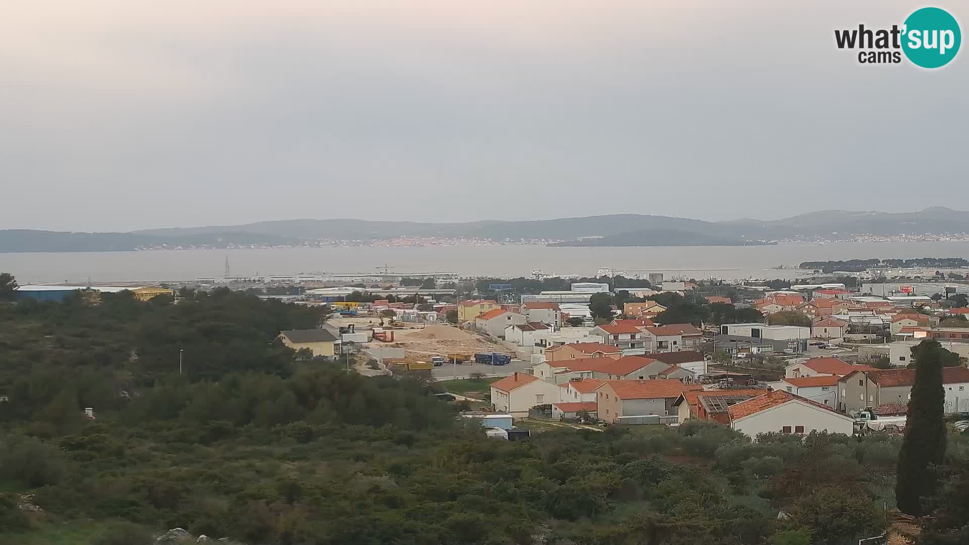 Zadar Port Gazenica Webcam Panorama, Zadar, Kroatien