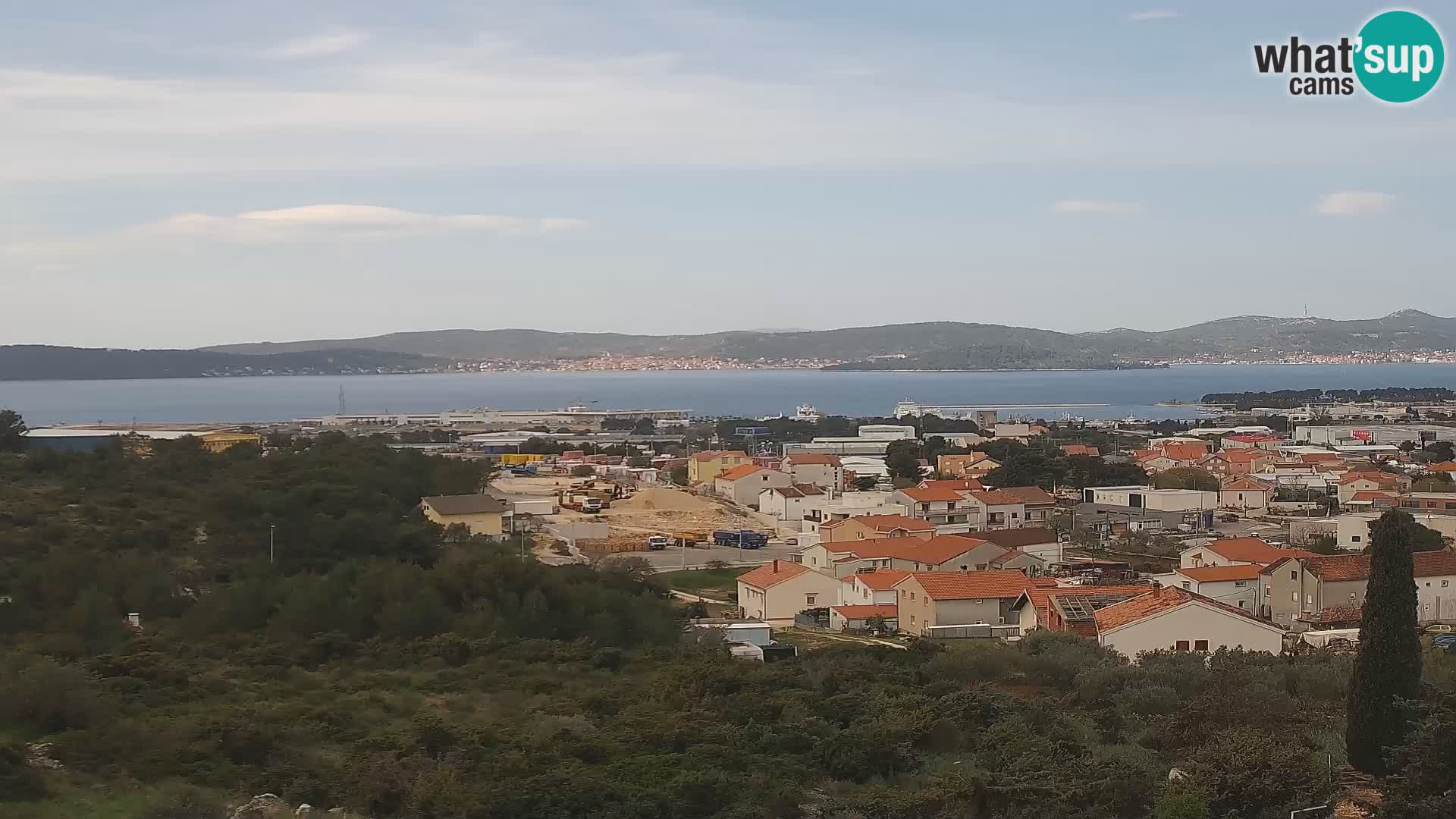 Panoramska web kamera Luke Gaženica u Zadru, Hrvatska