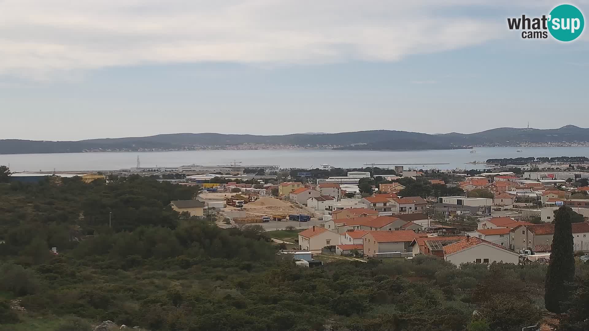 Zadar Port Gazenica Webcam Panorama, Zadar, Kroatien