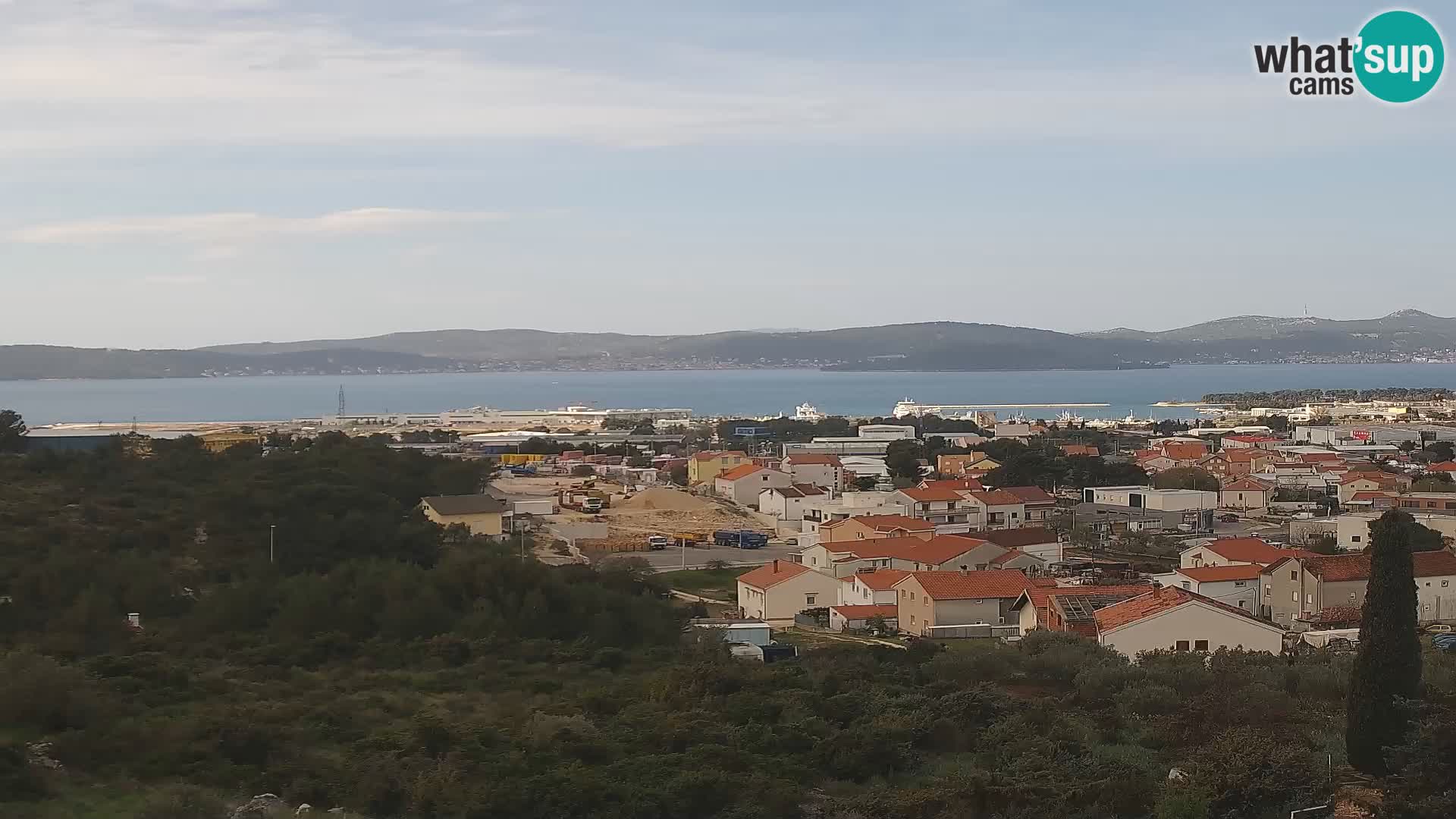 Panorama de la Webcam del Puerto Gazenica de Zadar, Zadar, Croacia