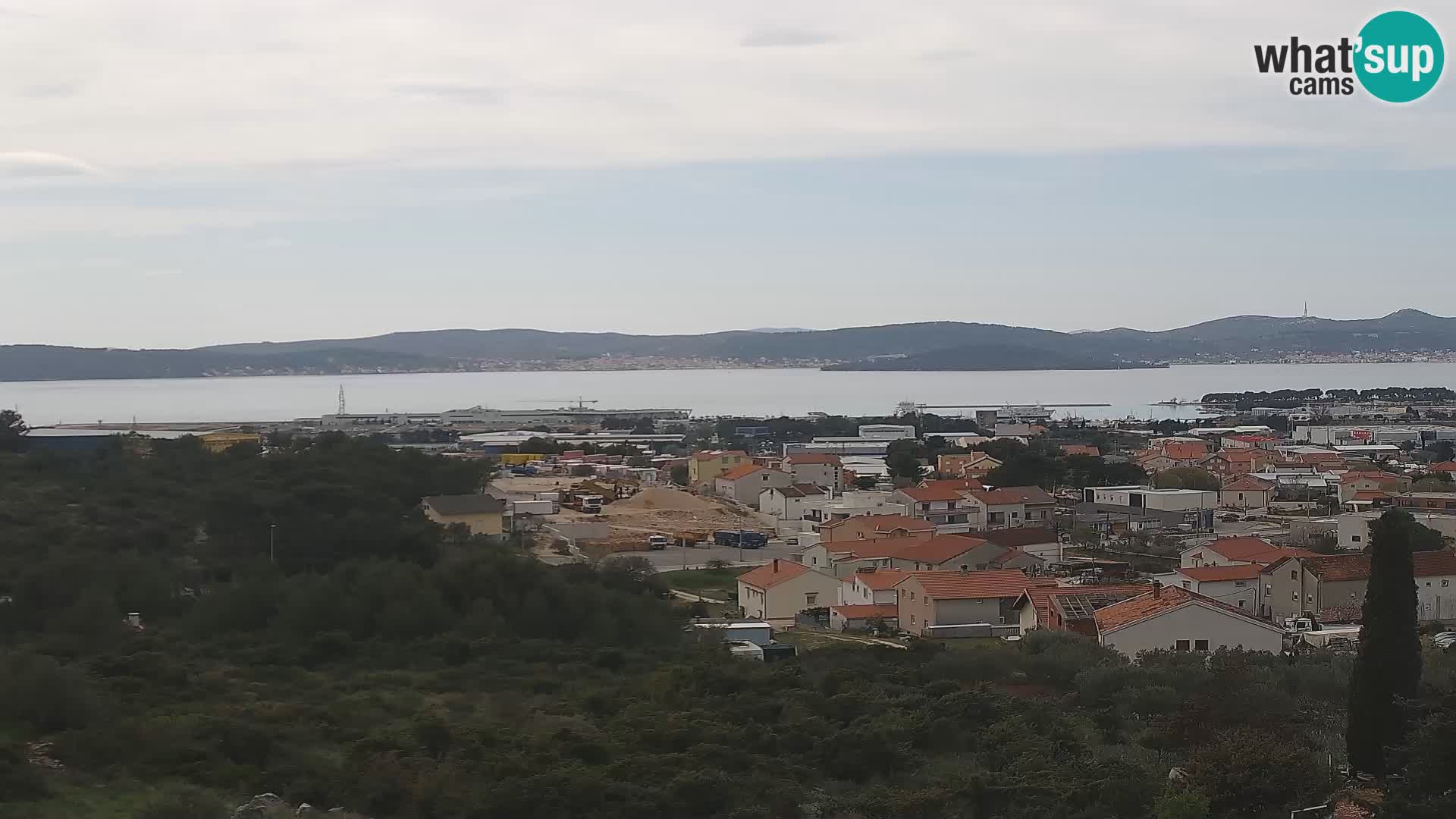 Zadar Pristanišče Gazenica s panoramsko spletno kamero, Zadar, Hrvaška