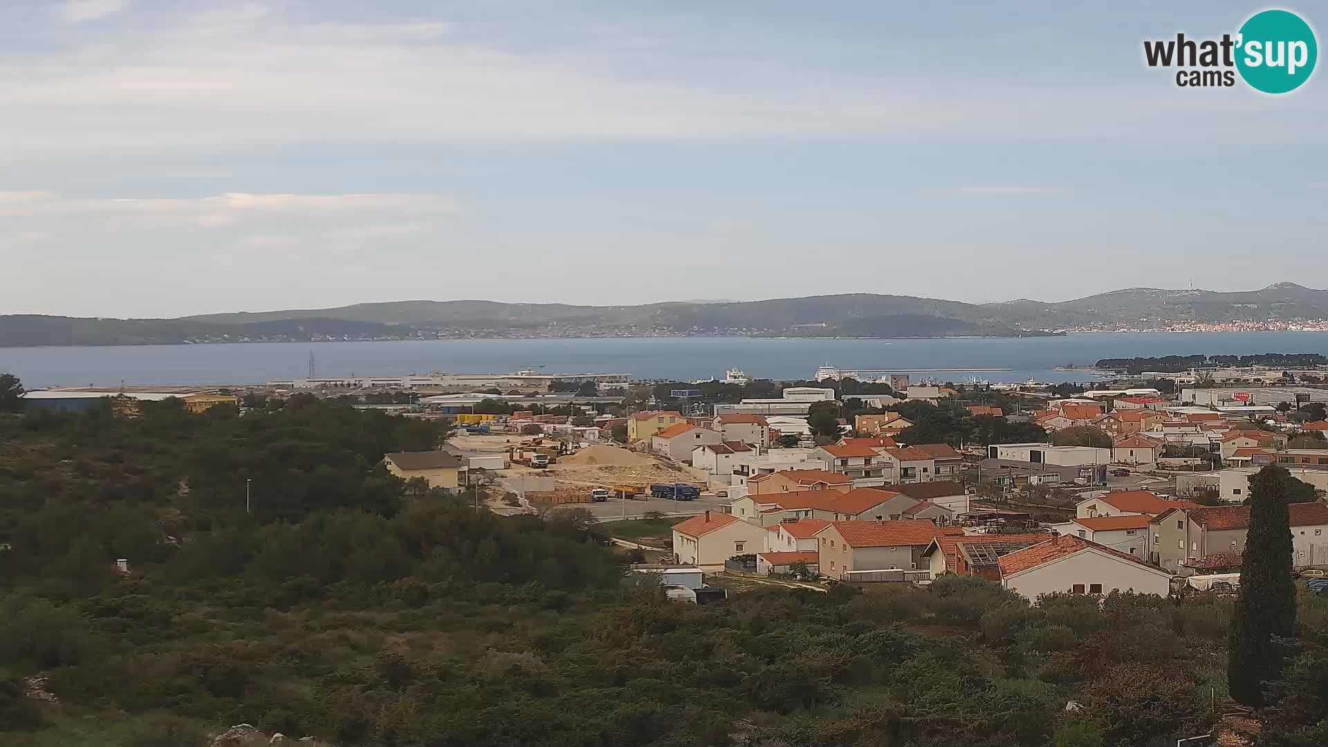 Zadar Pristanišče Gazenica s panoramsko spletno kamero, Zadar, Hrvaška