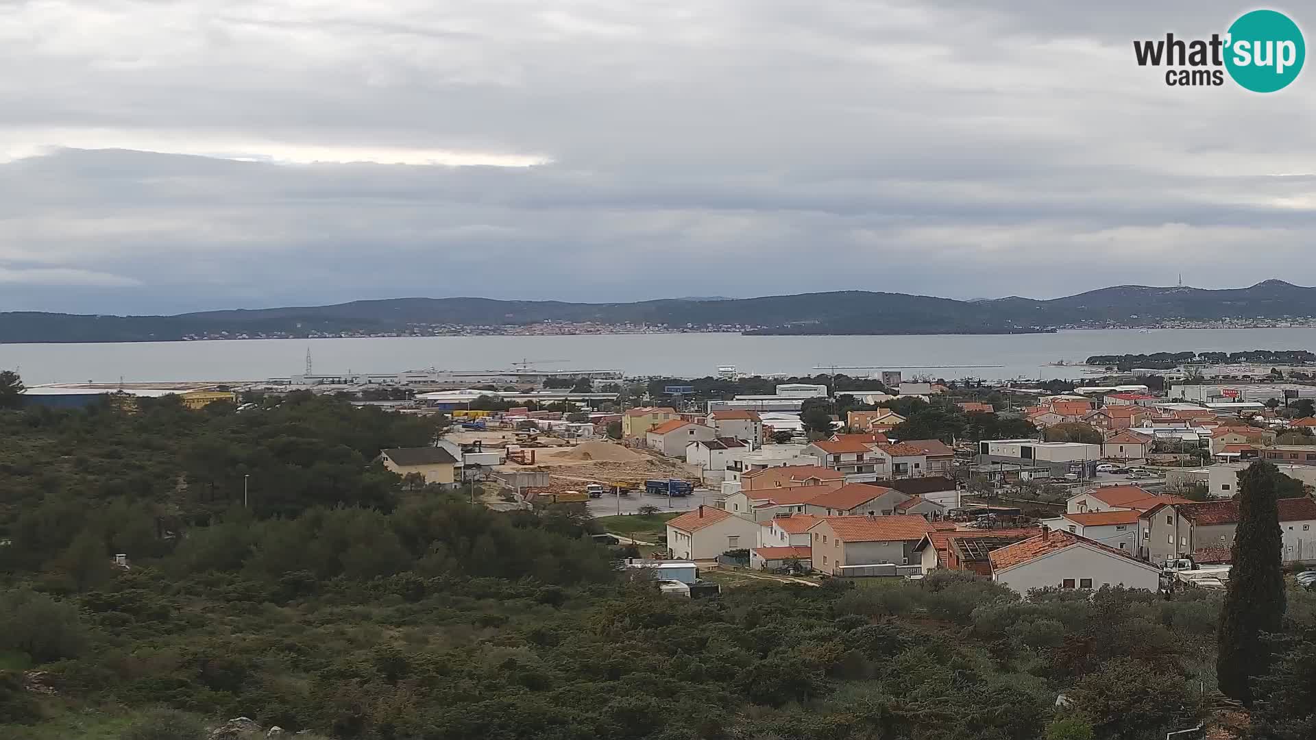 Panorama de la Webcam del Puerto Gazenica de Zadar, Zadar, Croacia