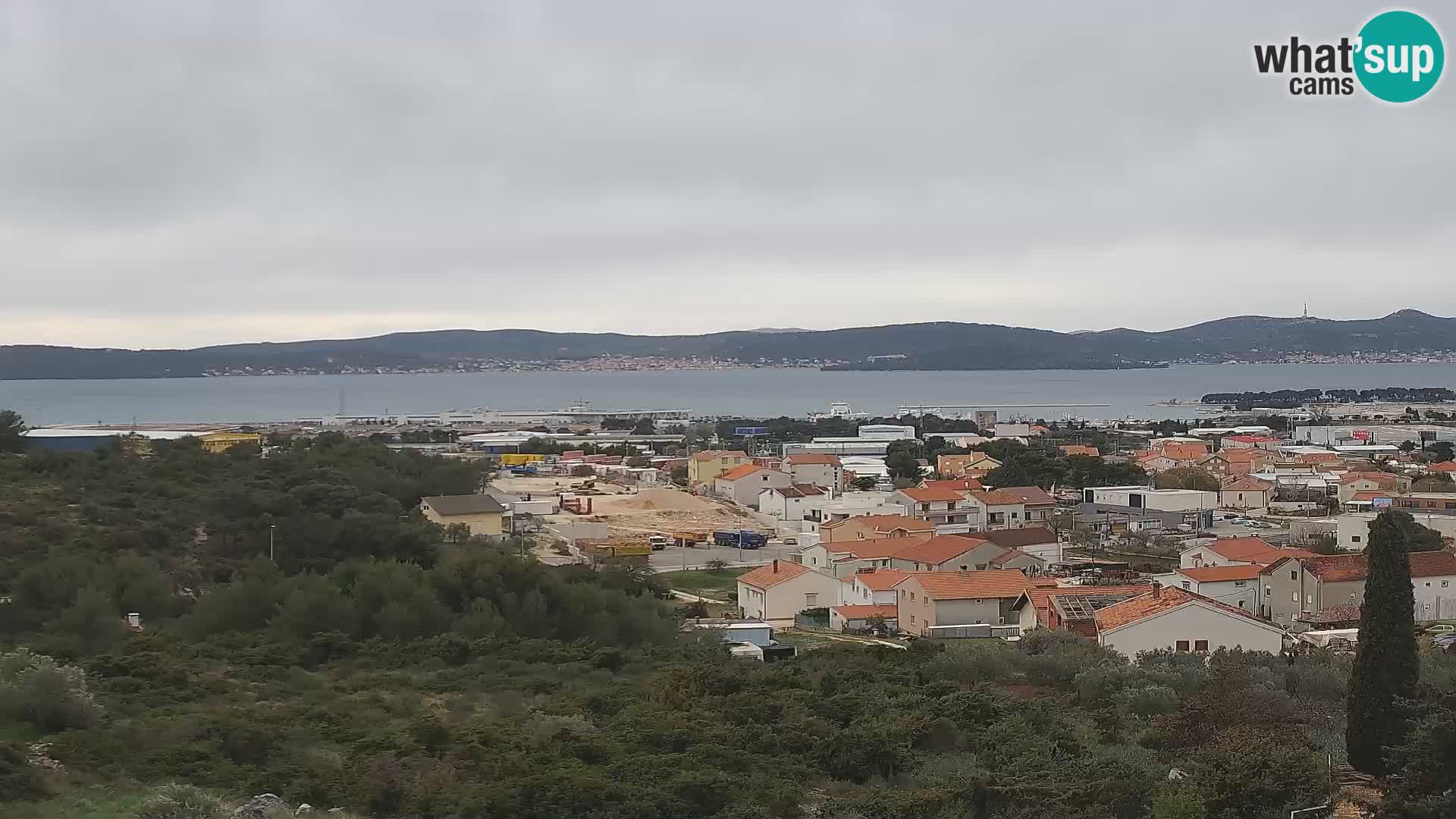 Zadar Port Gazenica Webcam Panorama, Zadar, Croatie