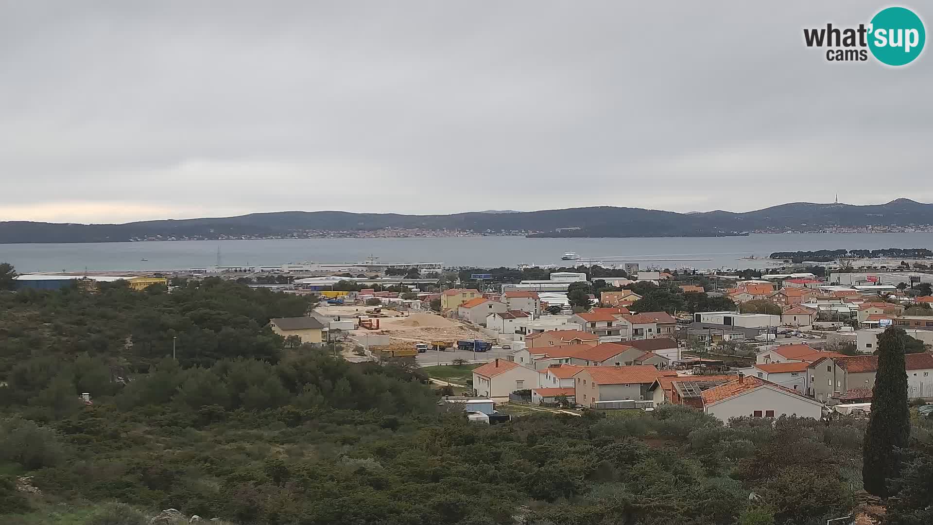 Zadar Port Gazenica Webcam Panorama, Zadar, Croatie