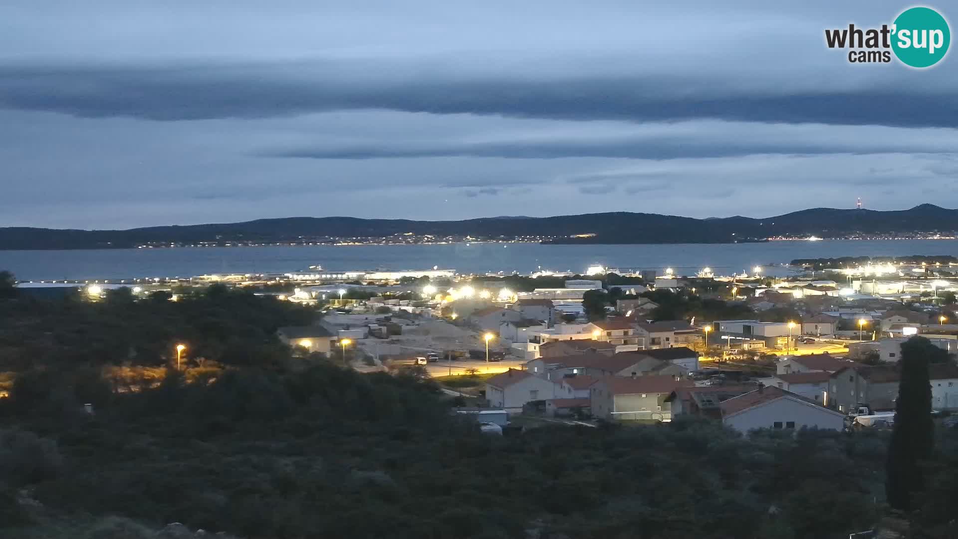 Zadar Port Gazenica Webcam Panorama, Zadar, Kroatien