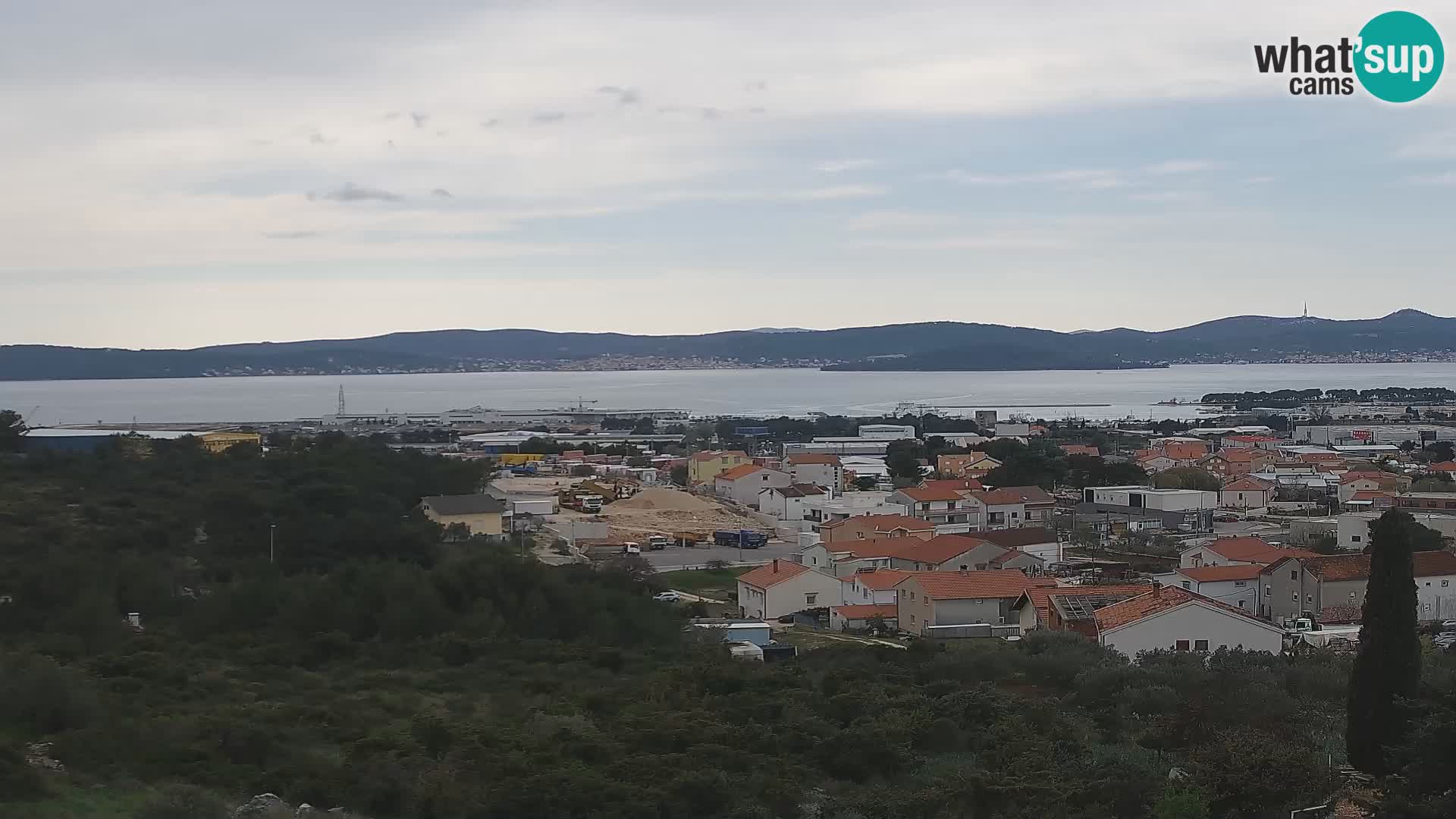 Zadar Pristanišče Gazenica s panoramsko spletno kamero, Zadar, Hrvaška