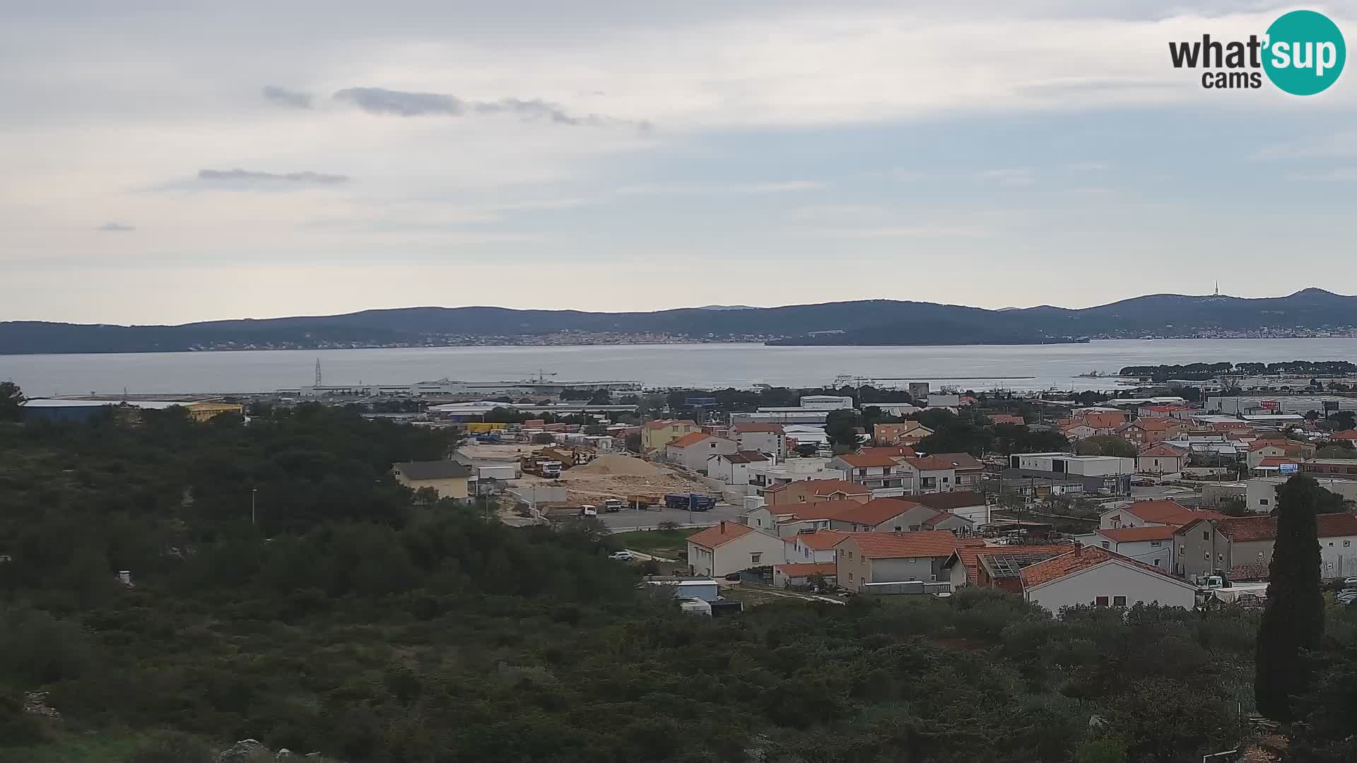 Panorama de la Webcam del Puerto Gazenica de Zadar, Zadar, Croacia