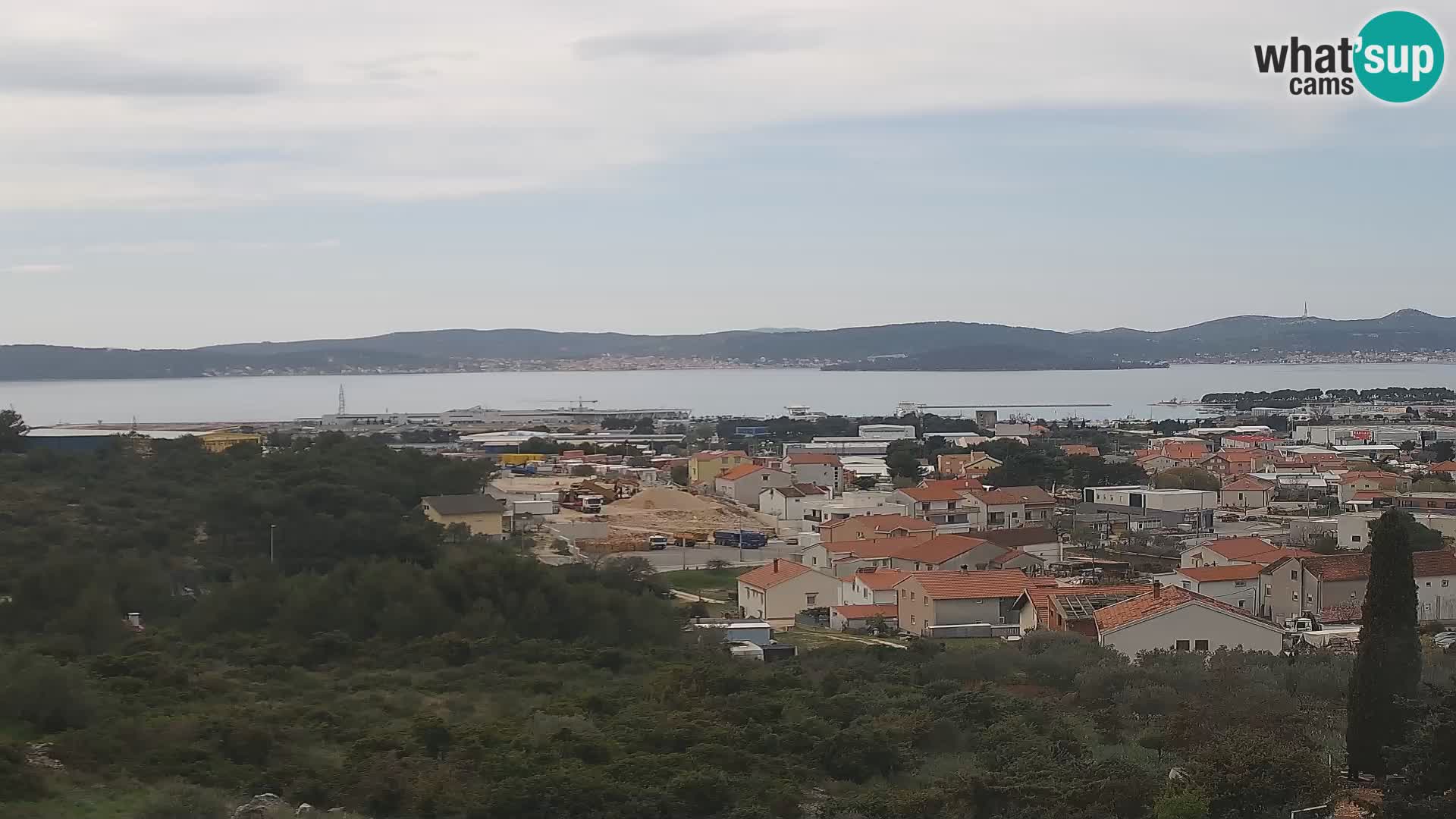 Panorama de la Webcam del Puerto Gazenica de Zadar, Zadar, Croacia