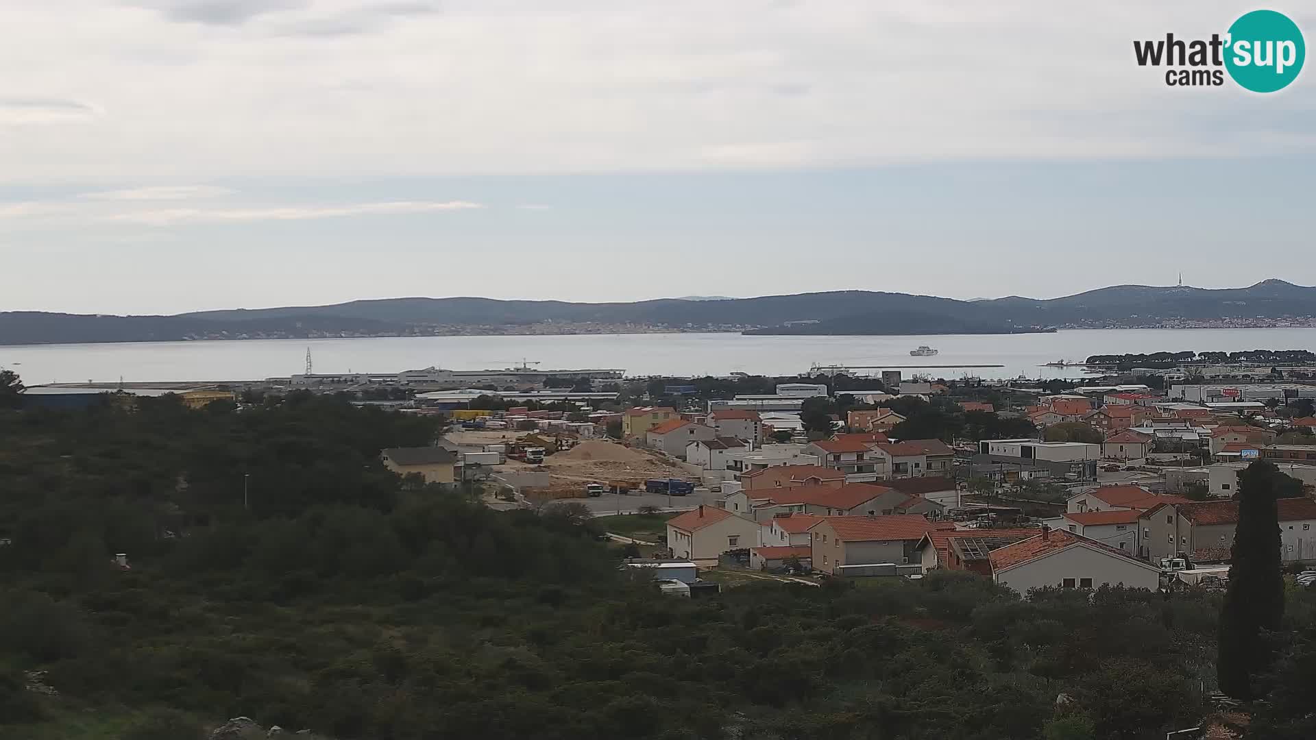 Panoramska web kamera Luke Gaženica u Zadru, Hrvatska