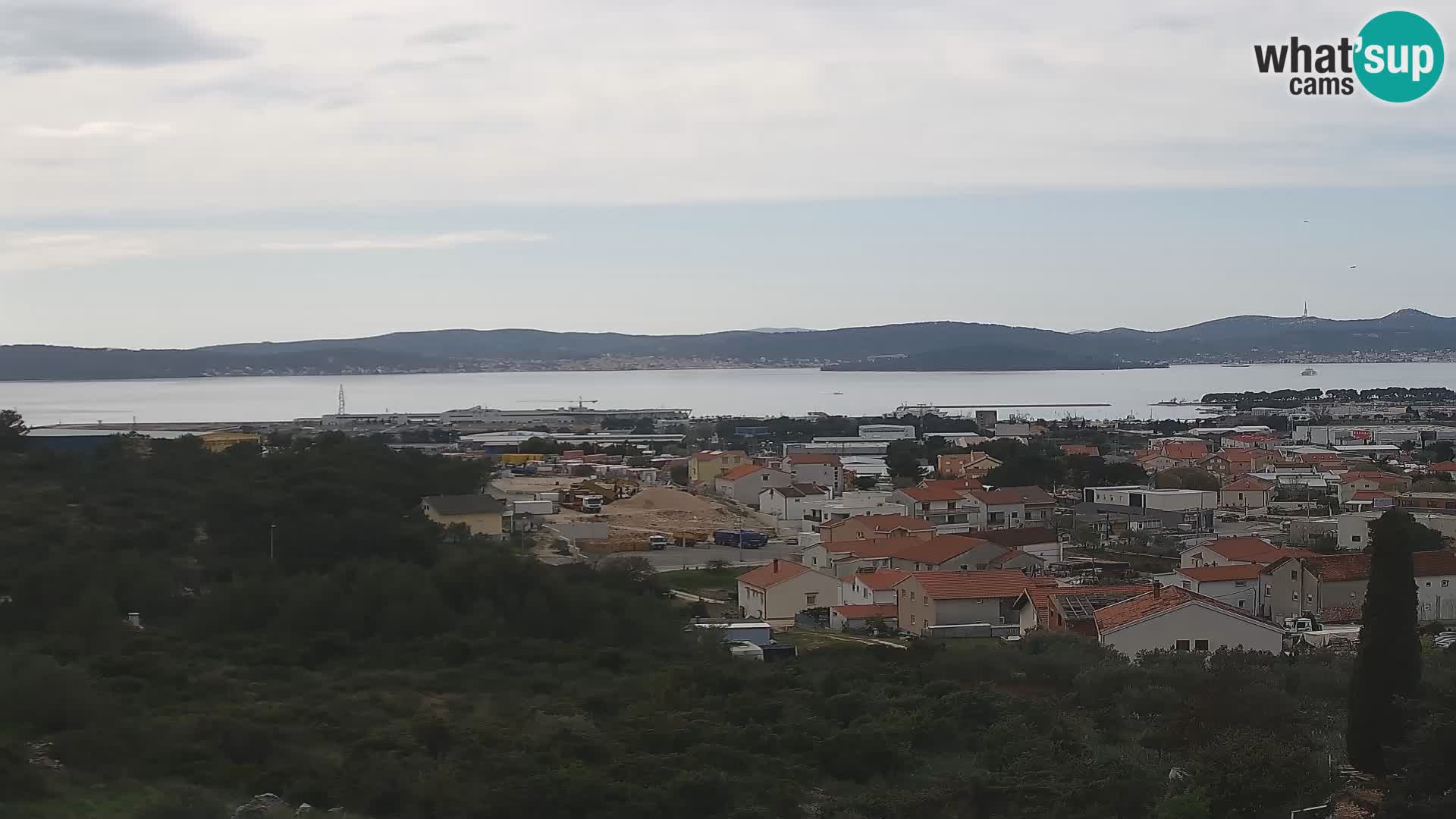 Panorama de la Webcam del Puerto Gazenica de Zadar, Zadar, Croacia