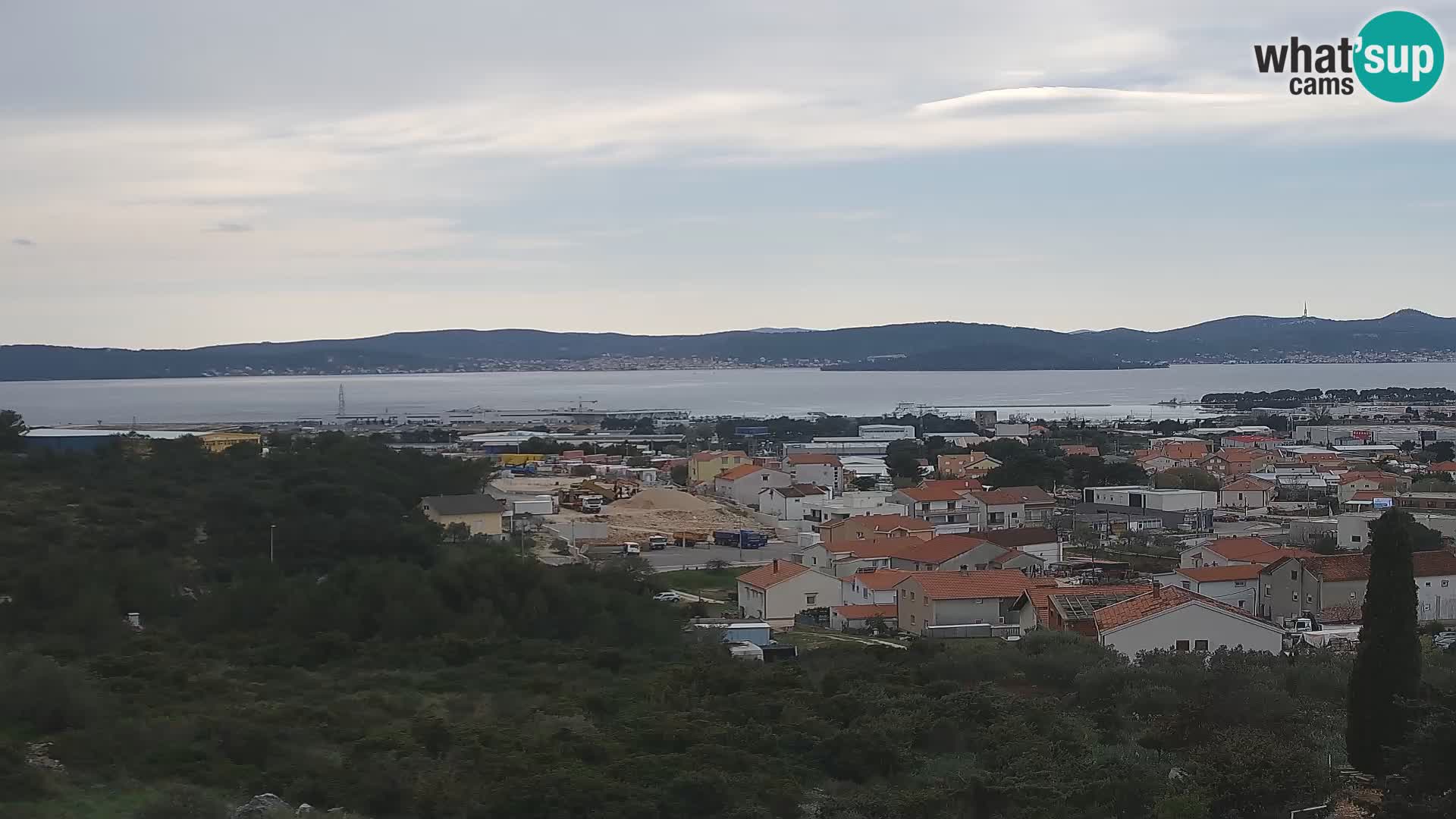 Panorama de la Webcam del Puerto Gazenica de Zadar, Zadar, Croacia