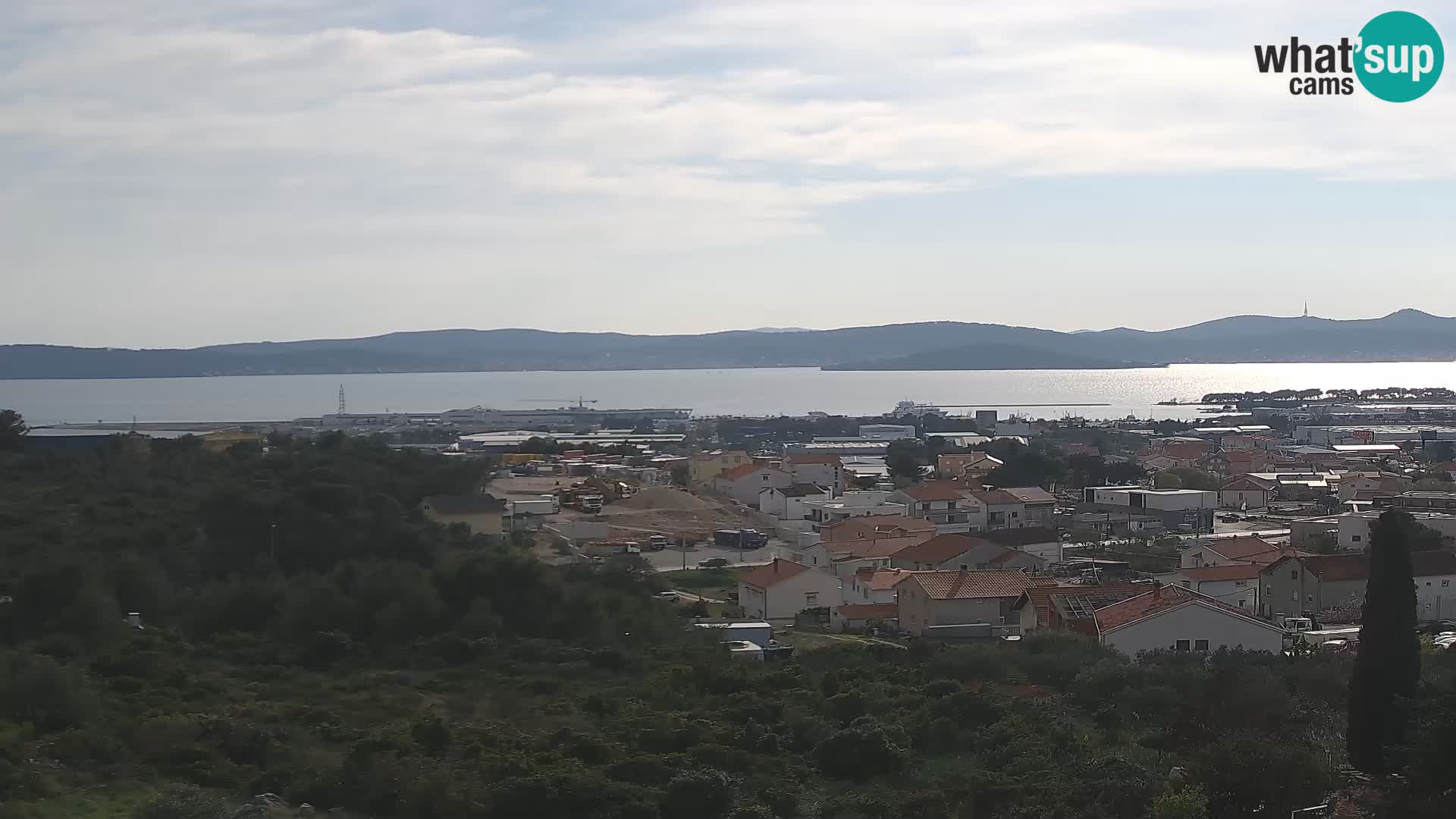 Zadar Pristanišče Gazenica s panoramsko spletno kamero, Zadar, Hrvaška