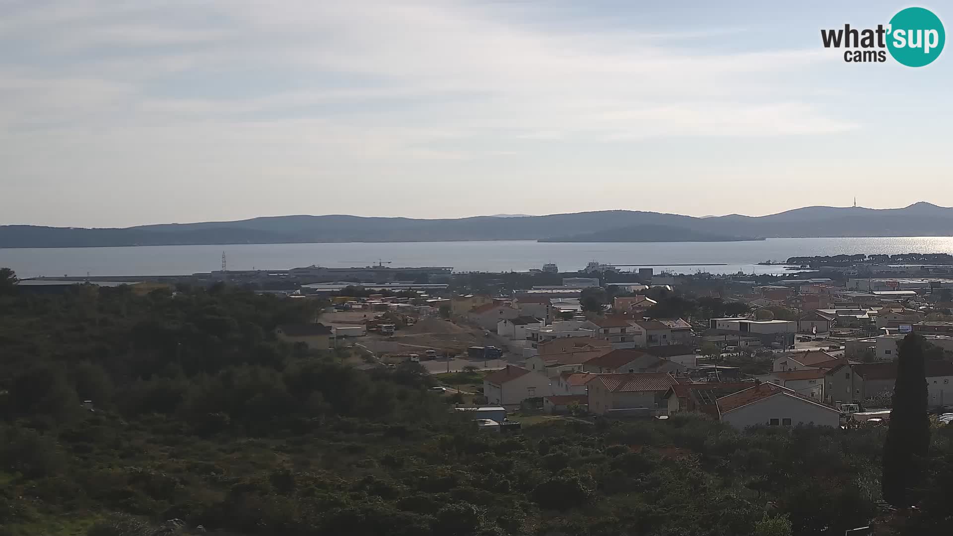 Zadar Pristanišče Gazenica s panoramsko spletno kamero, Zadar, Hrvaška