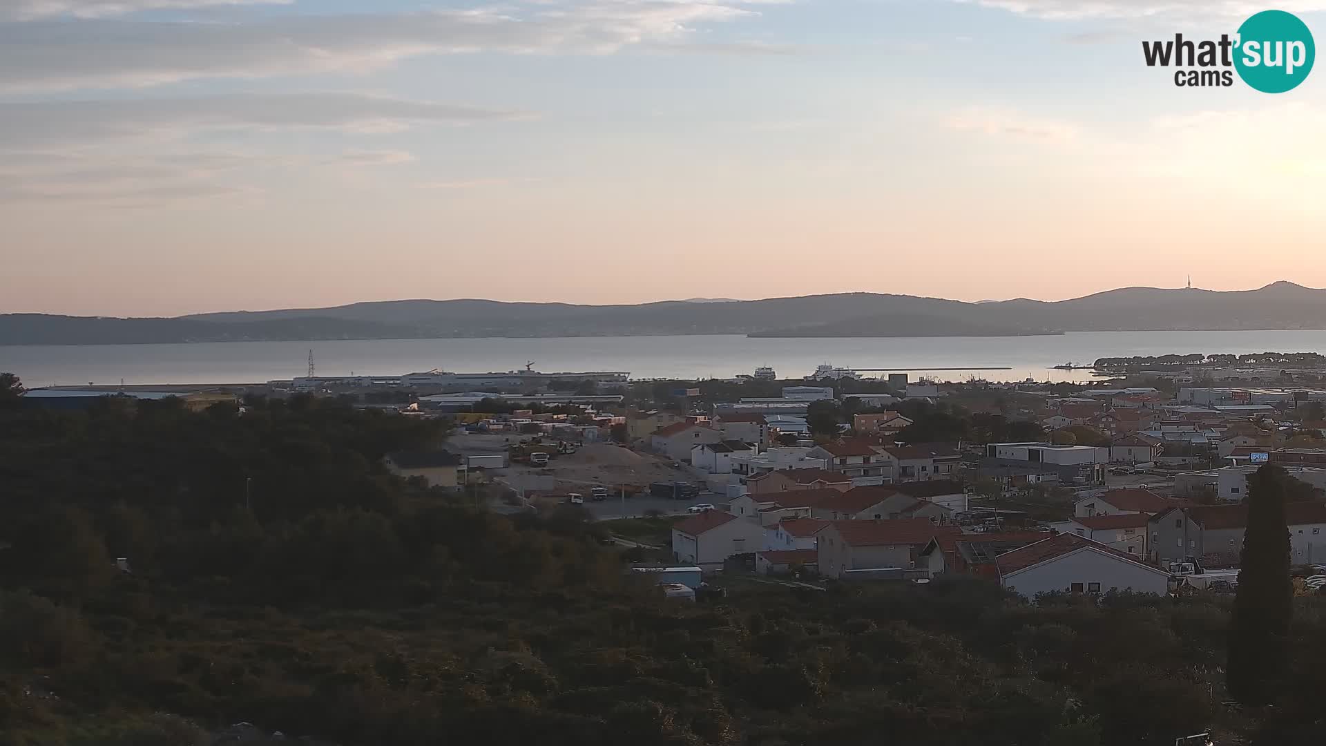 Zadar Port Gazenica Webcam Panorama, Zadar, Kroatien