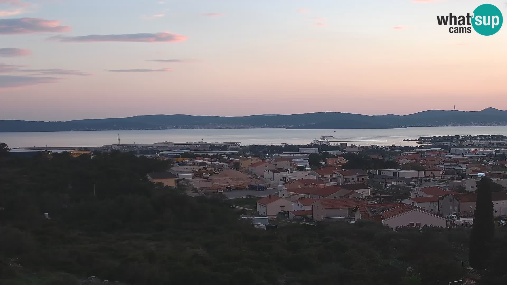 Panoramska web kamera Luke Gaženica u Zadru, Hrvatska