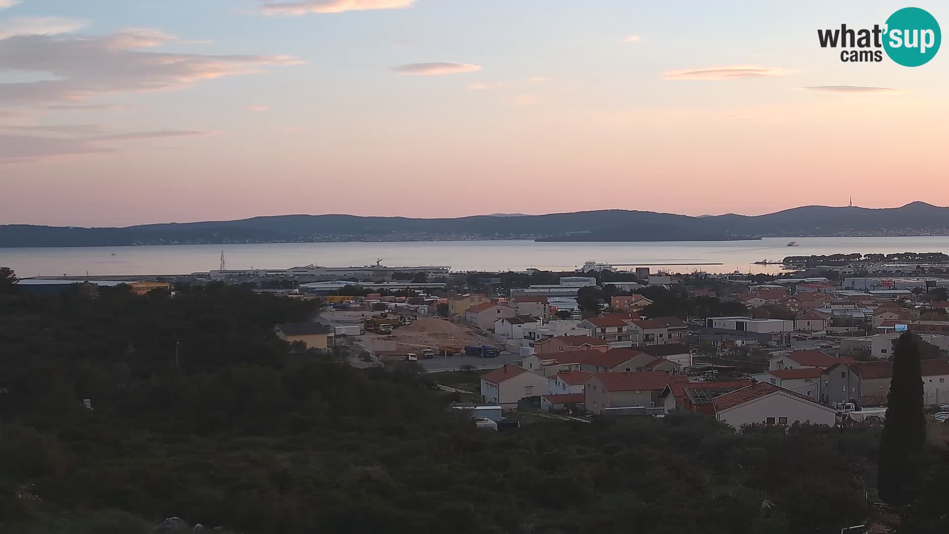Zadar Port Gazenica Webcam Panorama, Zadar, Kroatien