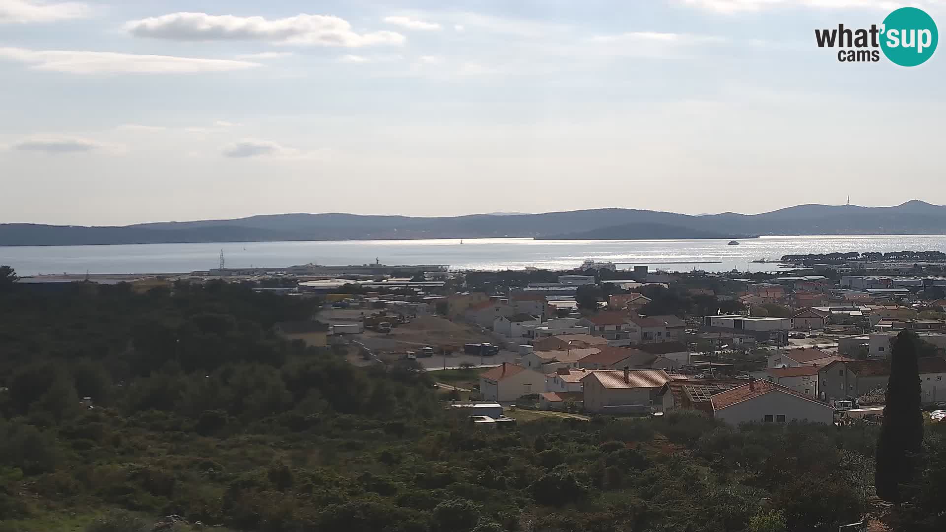 Panorama de la Webcam del Puerto Gazenica de Zadar, Zadar, Croacia