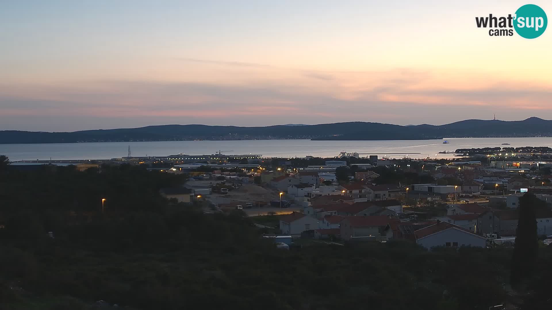 Zadar Port Gazenica Webcam Panorama, Zadar, Croatie
