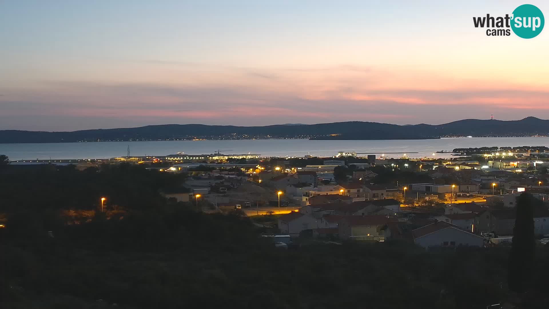 Panorama de la Webcam del Puerto Gazenica de Zadar, Zadar, Croacia
