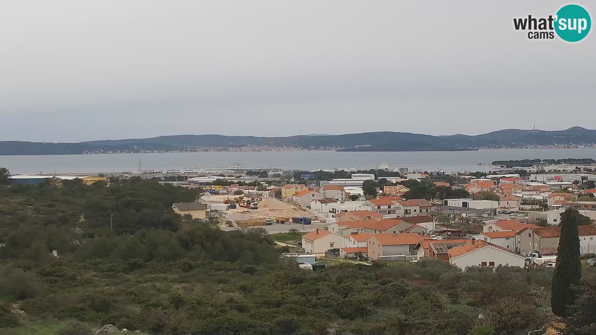 Panoramska web kamera Luke Gaženica u Zadru, Hrvatska