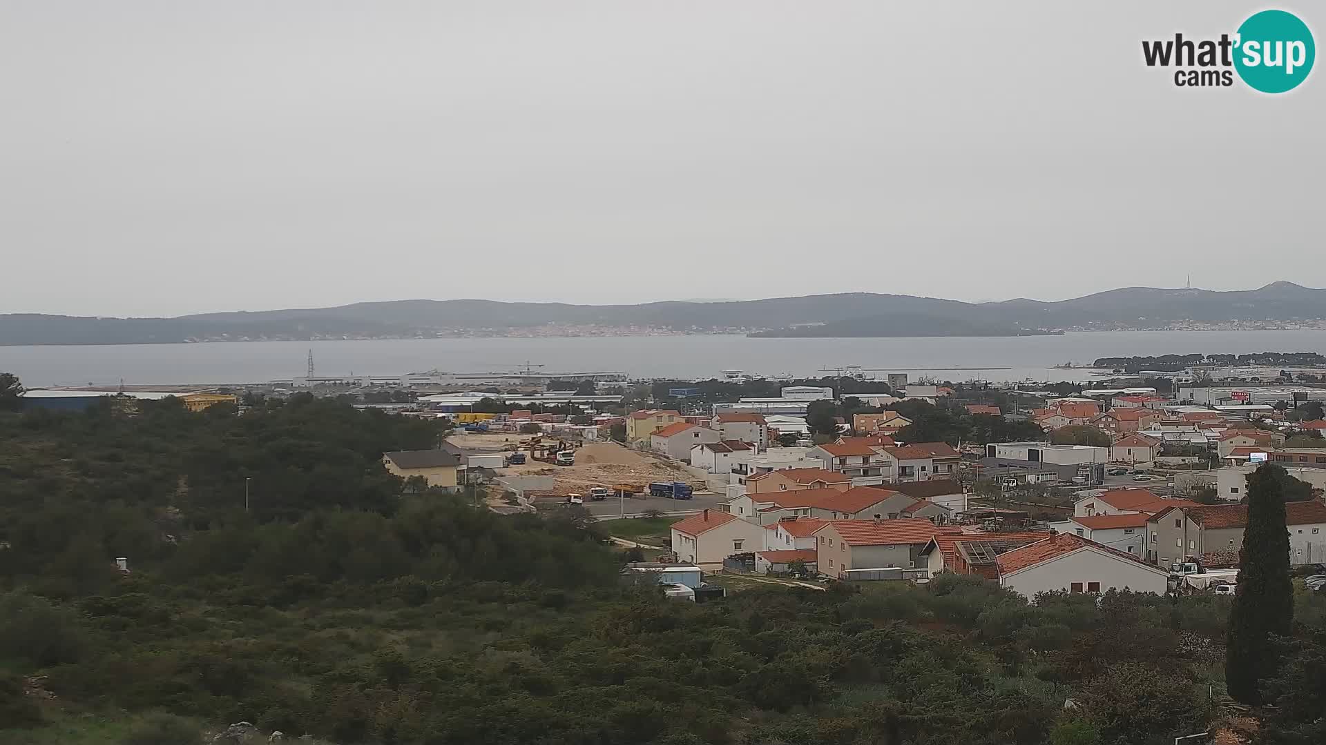 Panorama de la Webcam del Puerto Gazenica de Zadar, Zadar, Croacia