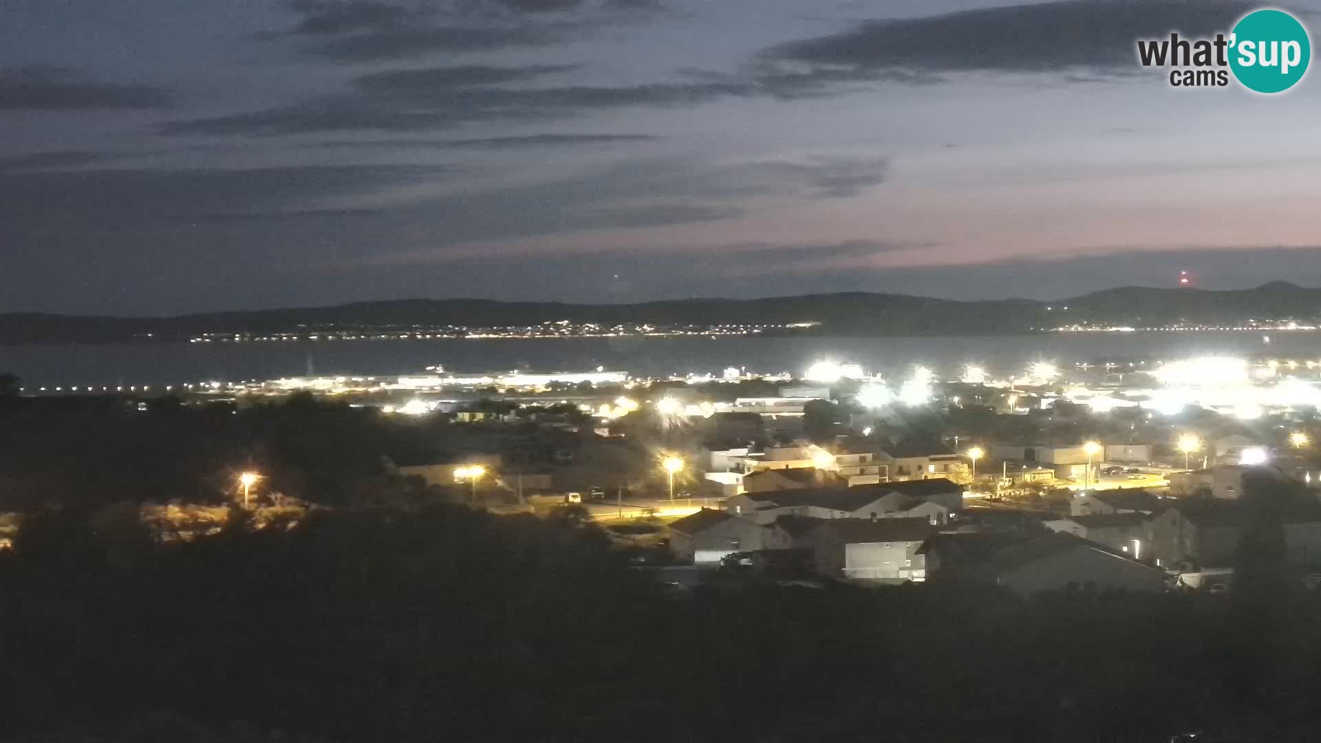 Zadar Pristanišče Gazenica s panoramsko spletno kamero, Zadar, Hrvaška