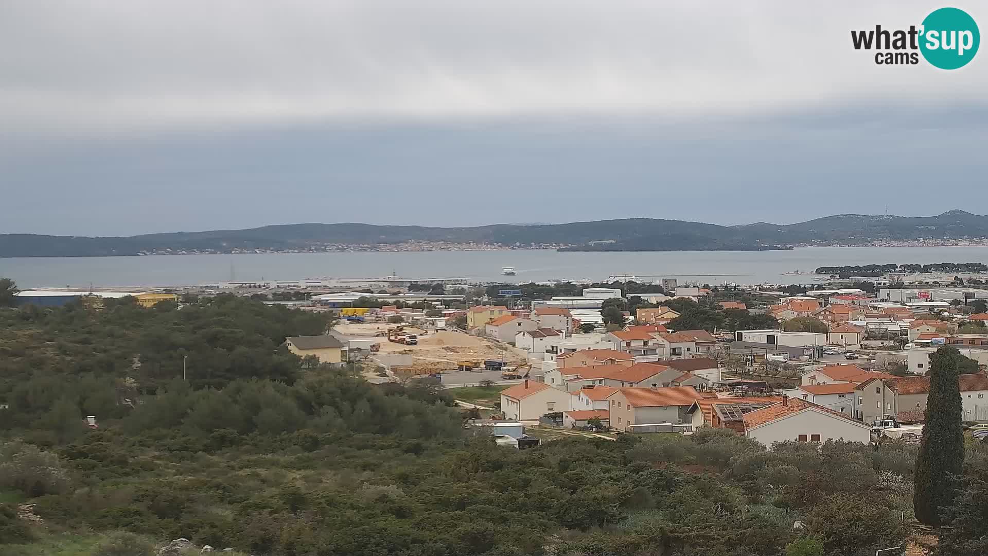 Panoramska web kamera Luke Gaženica u Zadru, Hrvatska