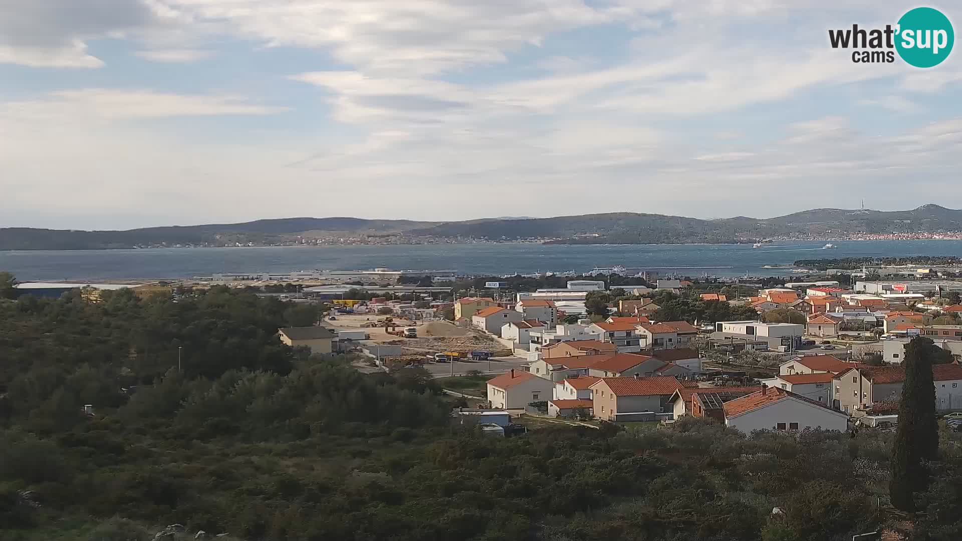 Zadar Port Gazenica Webcam Panorama, Zadar, Kroatien