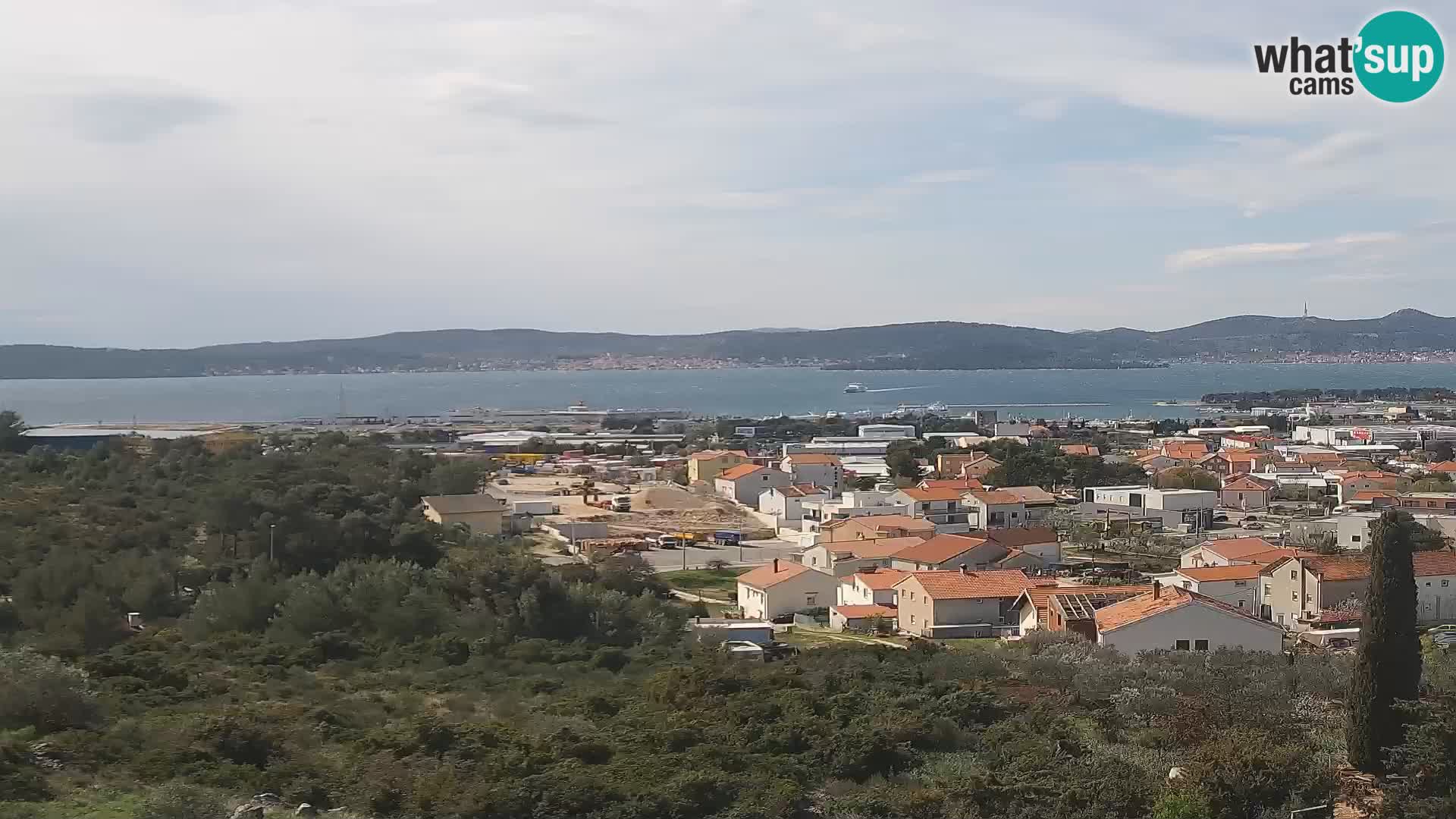 Panoramska web kamera Luke Gaženica u Zadru, Hrvatska