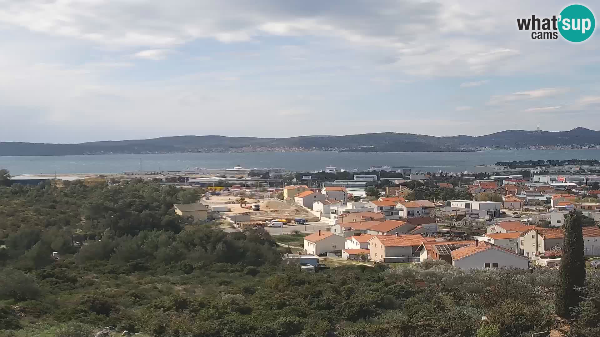 Zadar Port Gazenica Webcam Panorama, Zadar, Kroatien
