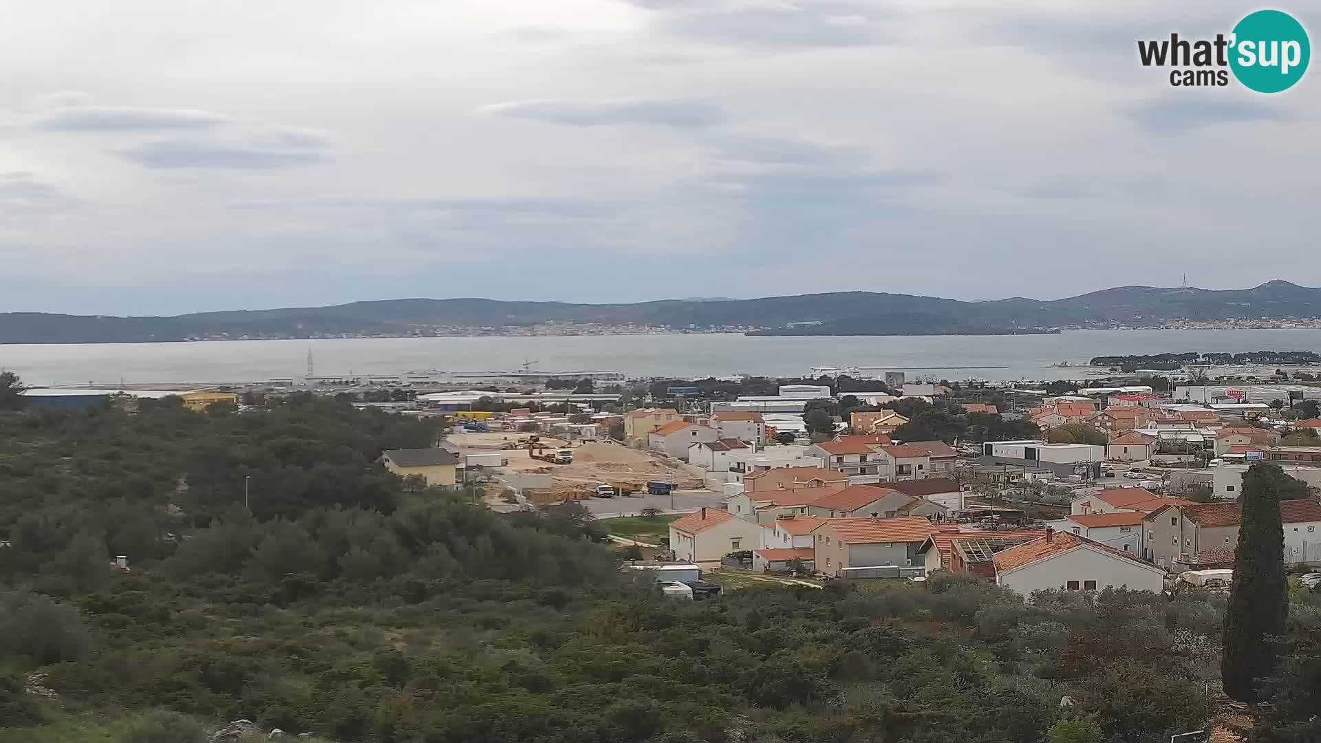 Panorama de la Webcam del Puerto Gazenica de Zadar, Zadar, Croacia