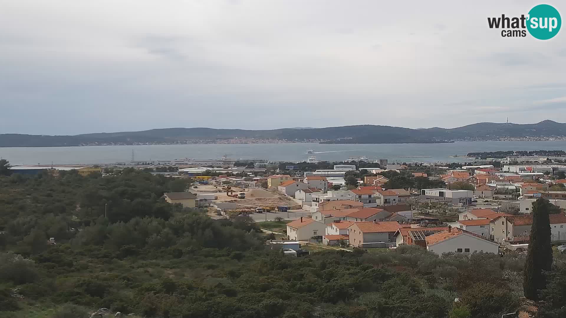 Zadar Port Gazenica Webcam Panorama, Zadar, Kroatien