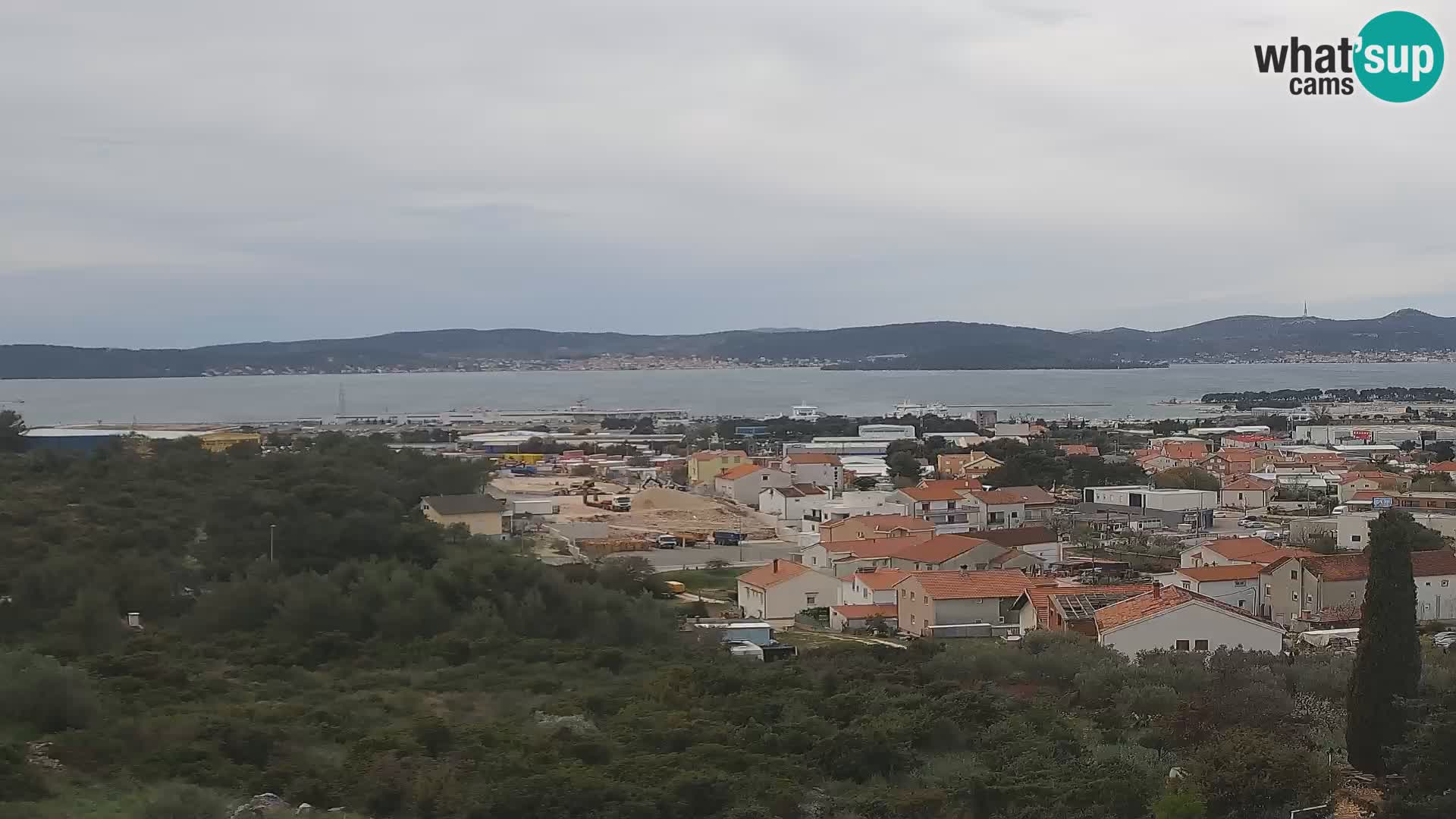 Panorama de la Webcam del Puerto Gazenica de Zadar, Zadar, Croacia