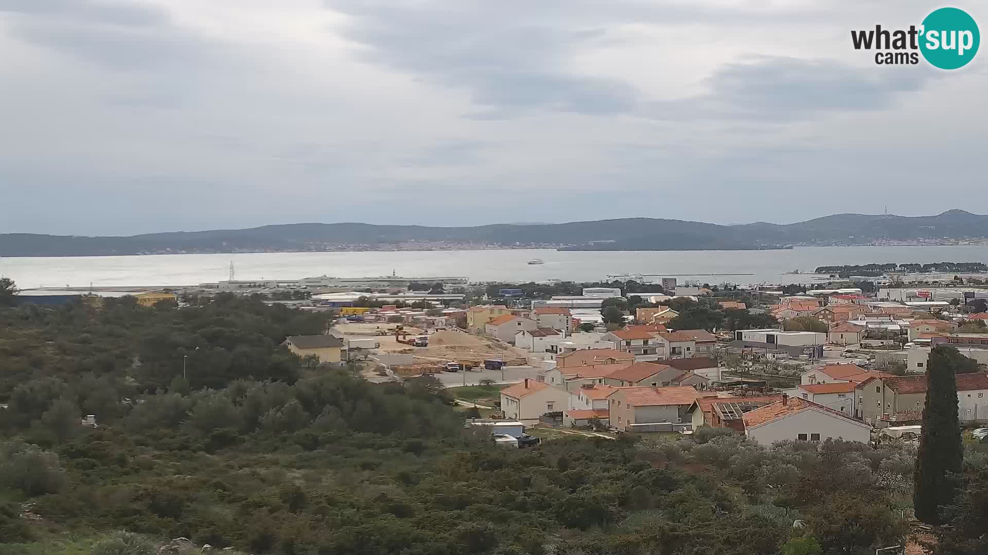 Panoramska web kamera Luke Gaženica u Zadru, Hrvatska