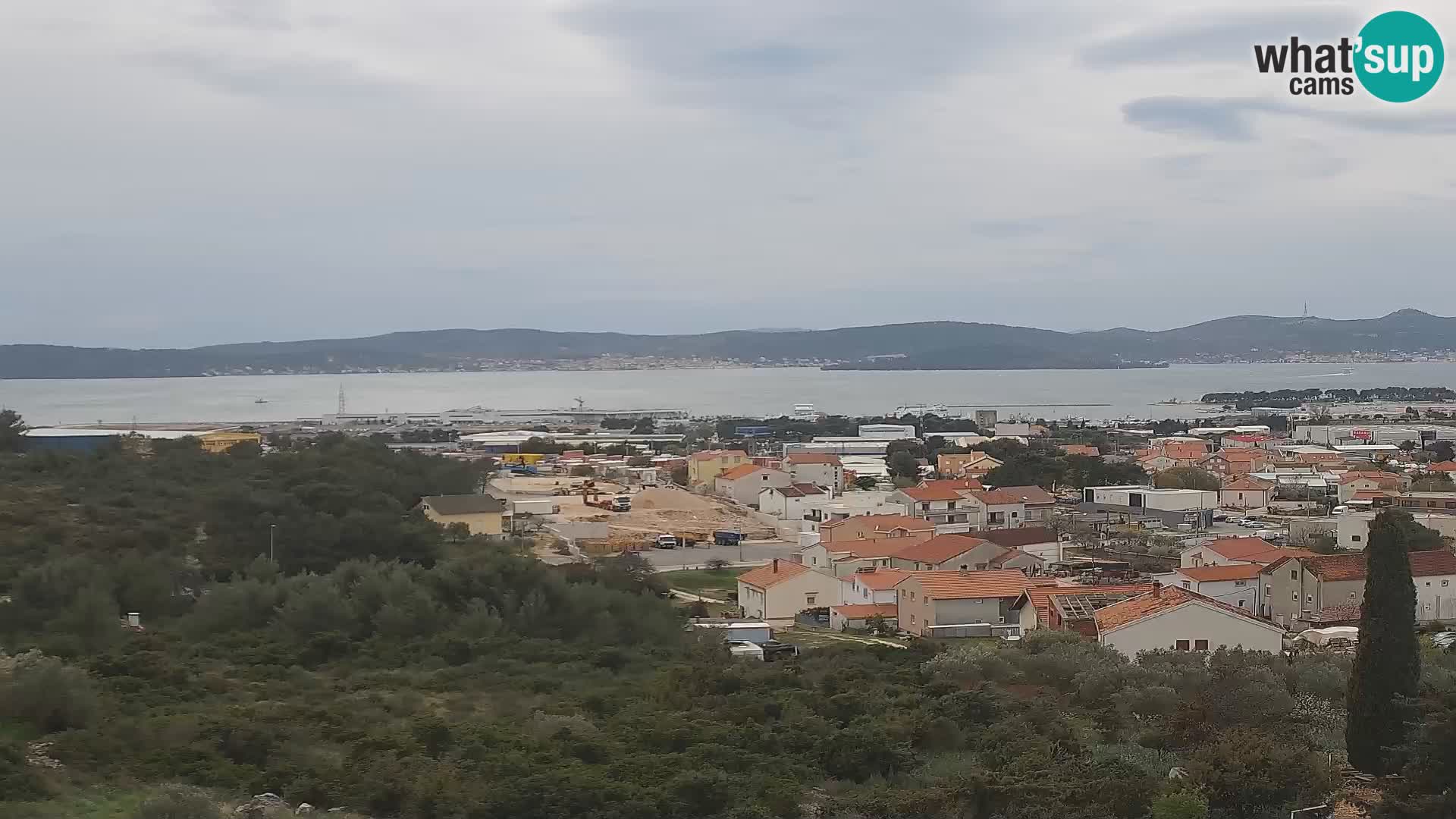 Panoramska web kamera Luke Gaženica u Zadru, Hrvatska