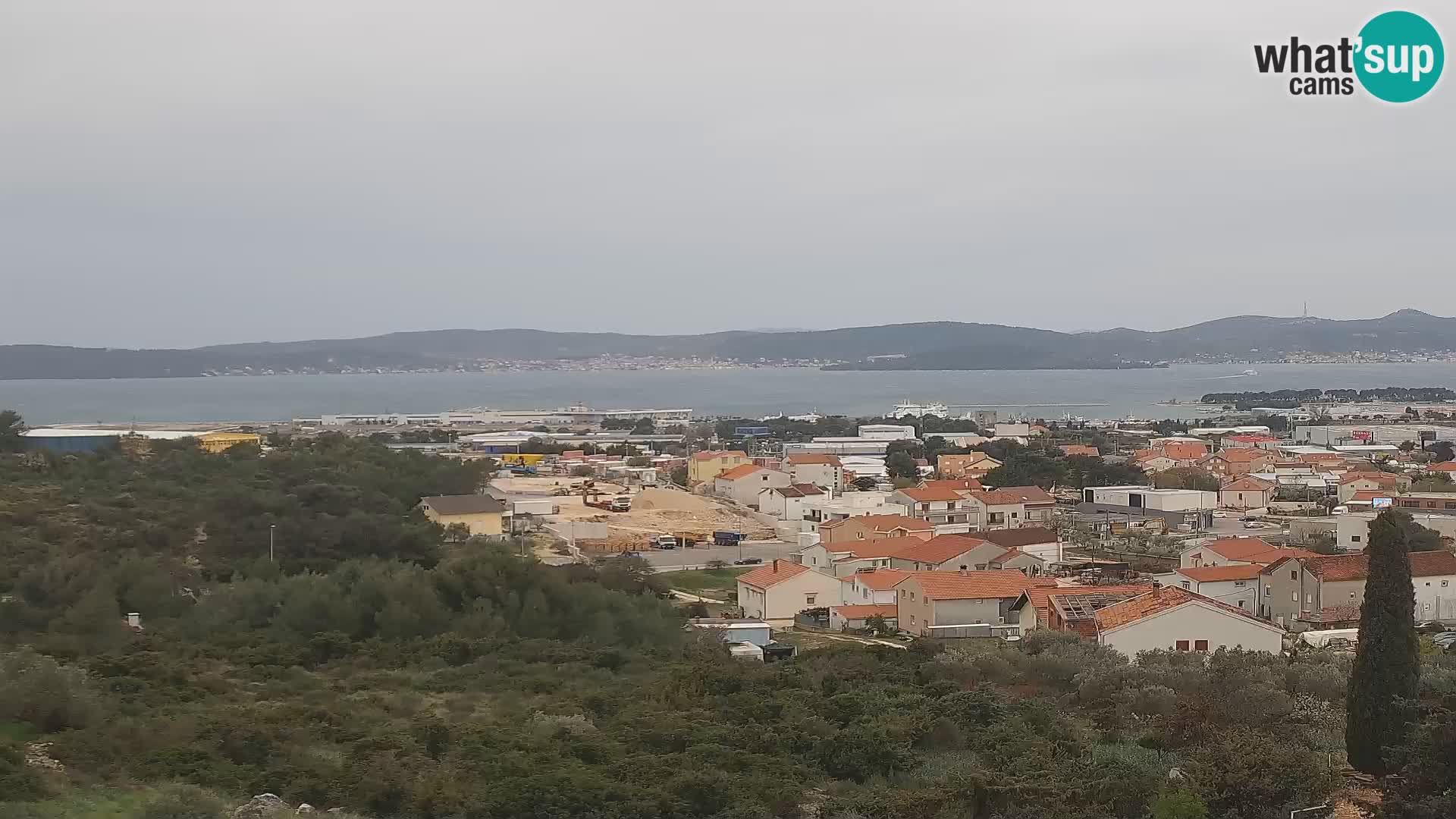 Zadar Pristanišče Gazenica s panoramsko spletno kamero, Zadar, Hrvaška