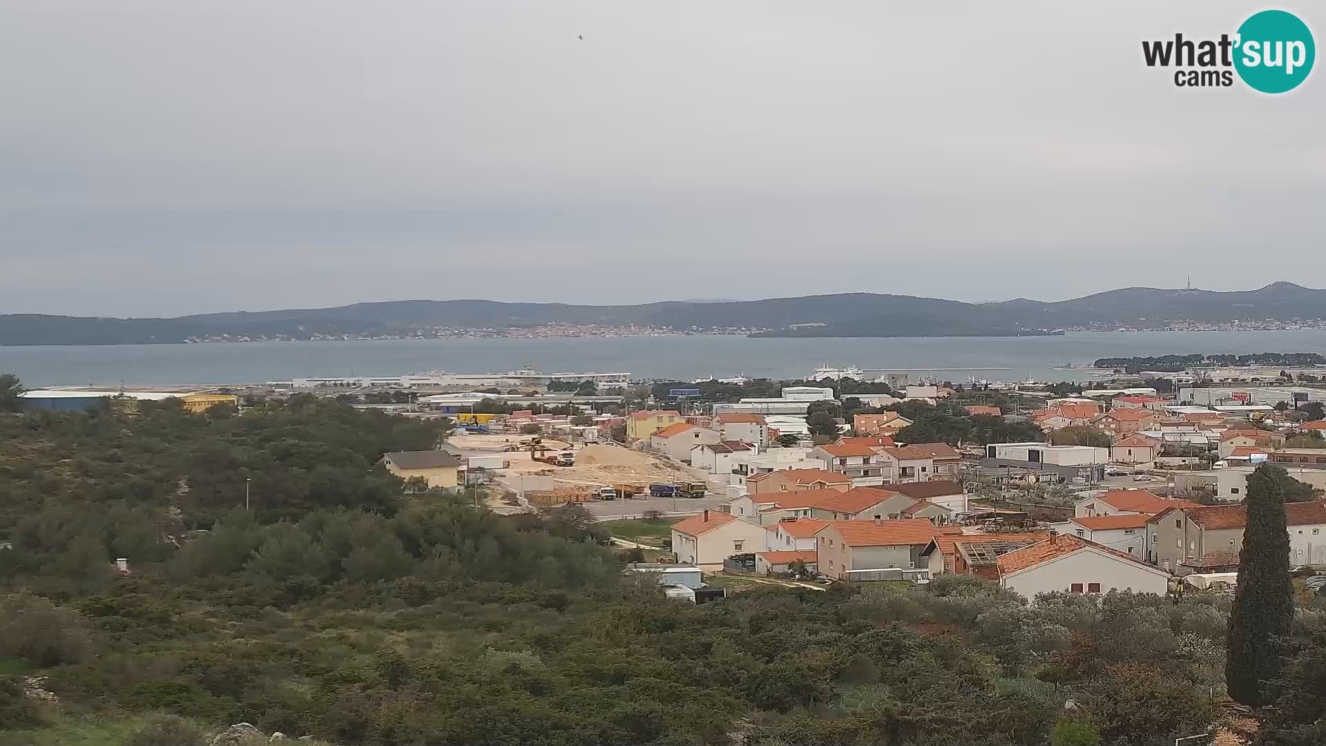 Zadar Port Gazenica Webcam Panorama, Zadar, Croatie