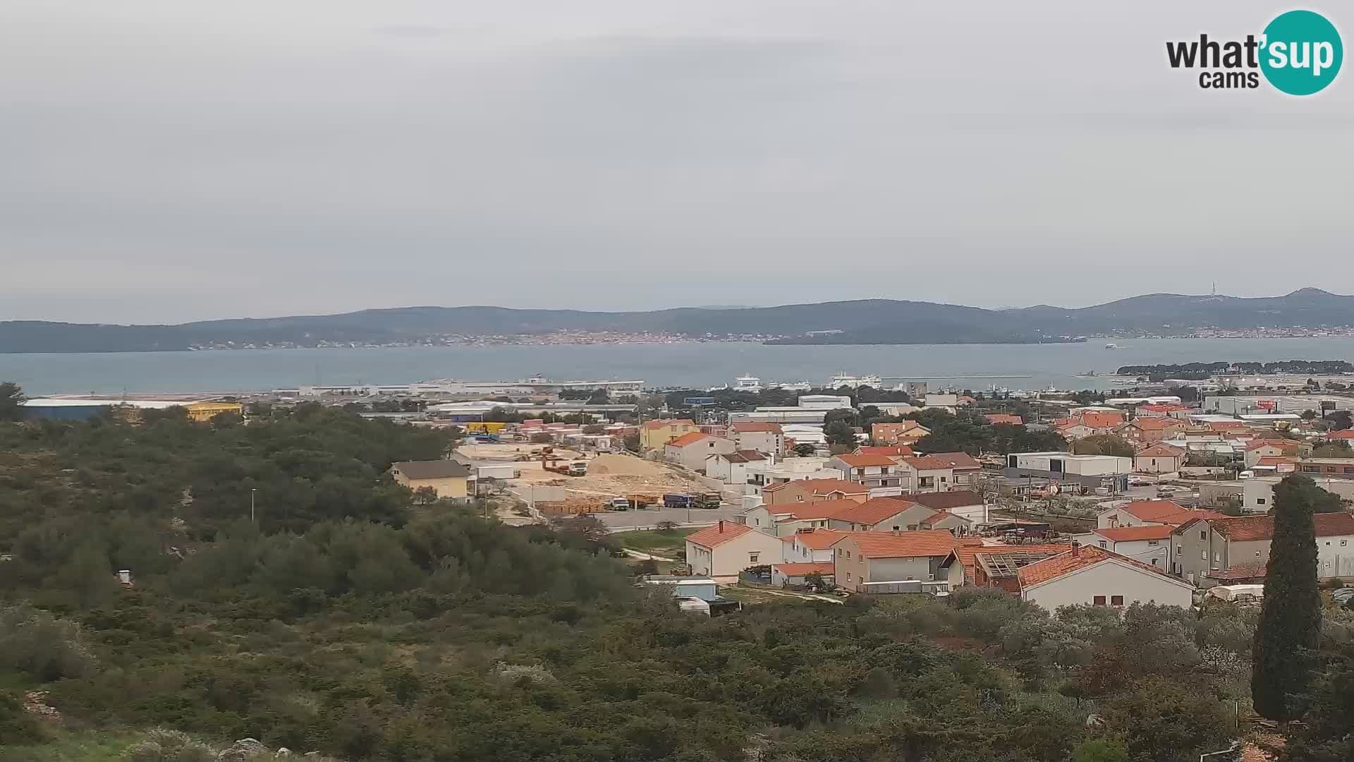 Zadar Pristanišče Gazenica s panoramsko spletno kamero, Zadar, Hrvaška