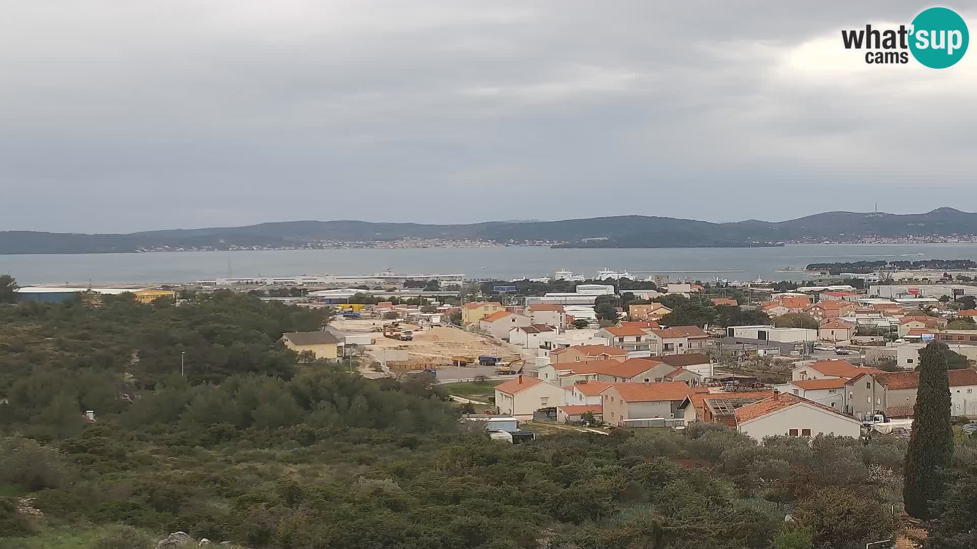 Zadar Port Gazenica Webcam Panorama, Zadar, Kroatien