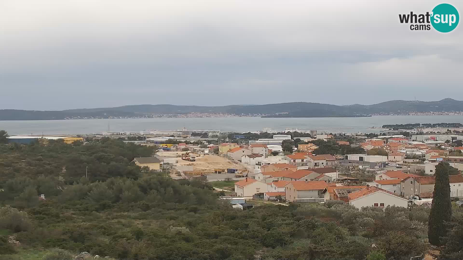 Panoramska web kamera Luke Gaženica u Zadru, Hrvatska