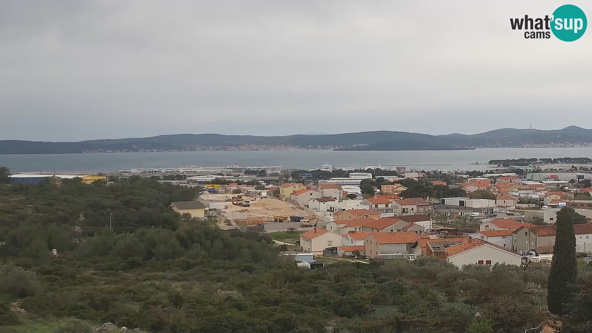 Zadar Port Gazenica Webcam Panorama, Zadar, Kroatien