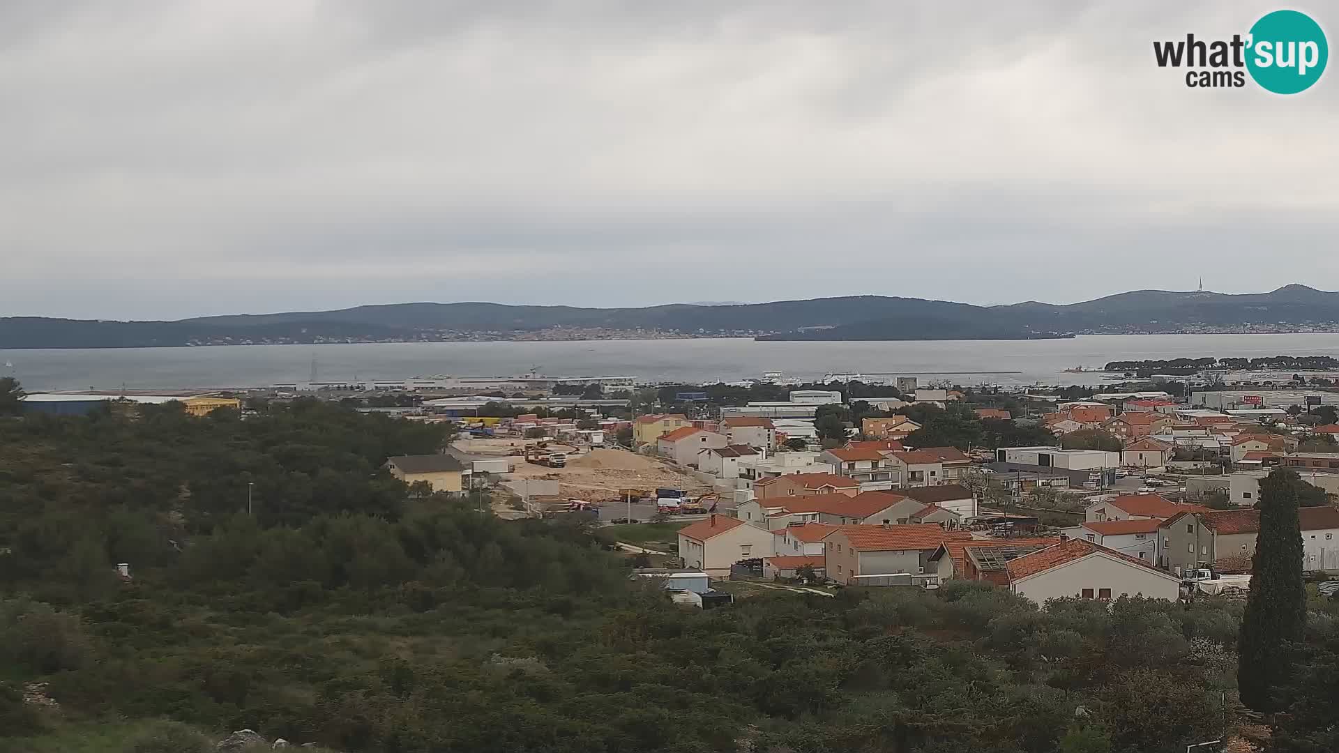 Zadar Pristanišče Gazenica s panoramsko spletno kamero, Zadar, Hrvaška