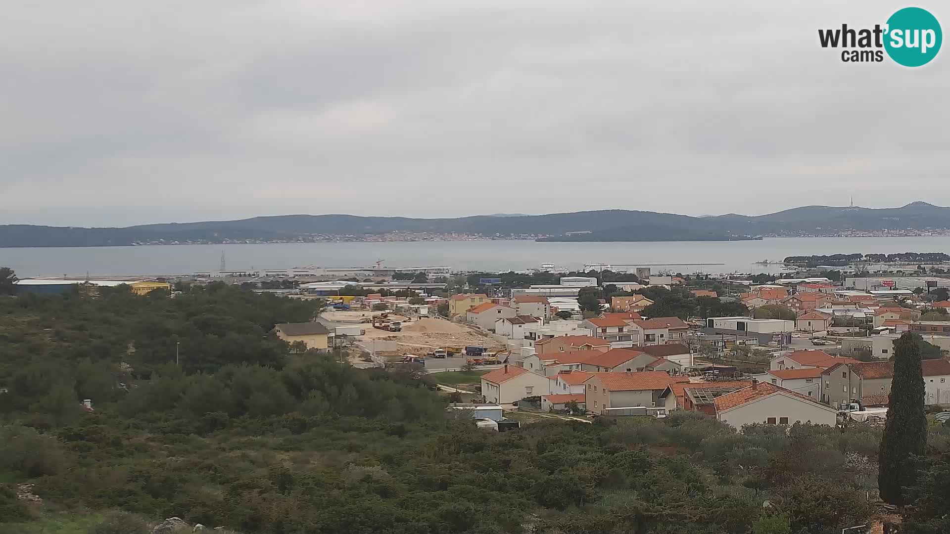 Zadar Pristanišče Gazenica s panoramsko spletno kamero, Zadar, Hrvaška