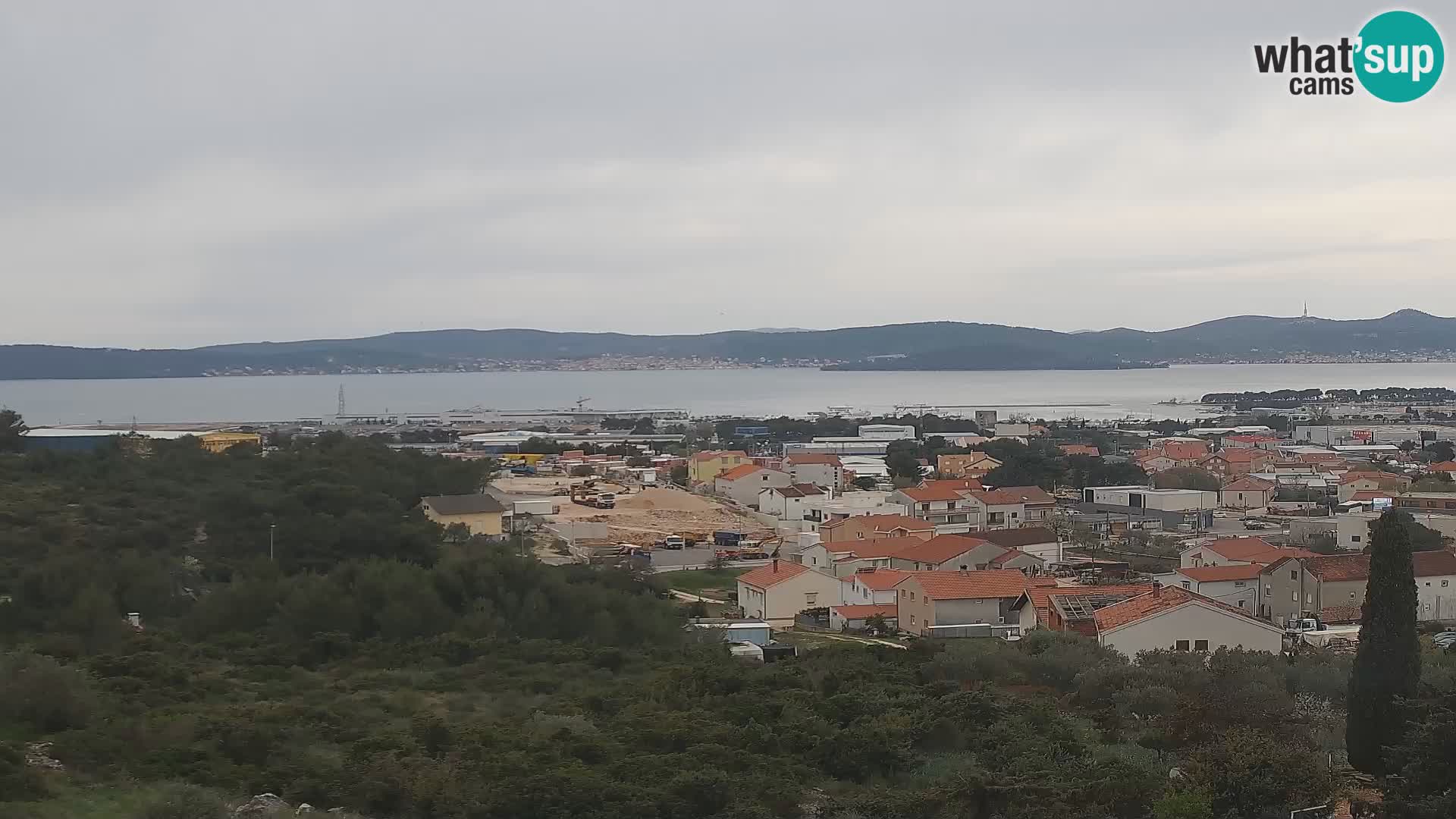 Zadar Port Gazenica Webcam Panorama, Zadar, Kroatien