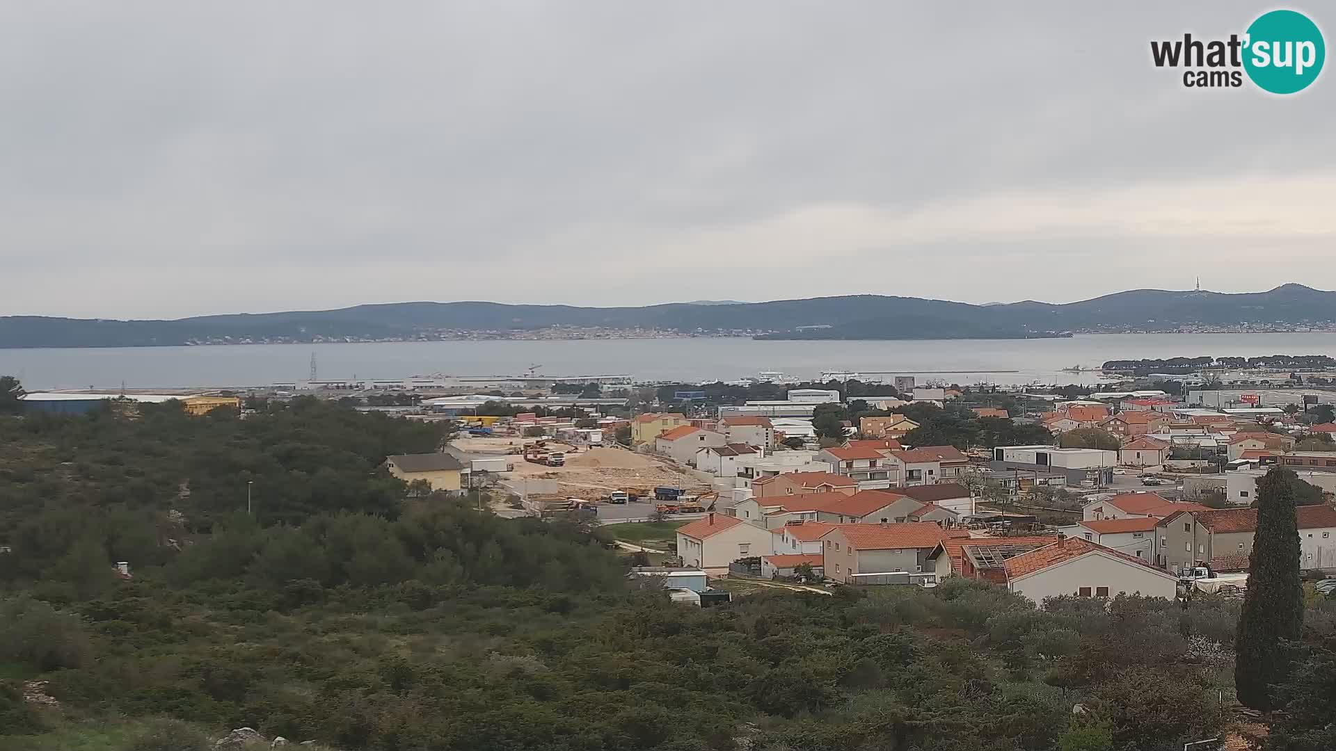 Zadar Pristanišče Gazenica s panoramsko spletno kamero, Zadar, Hrvaška
